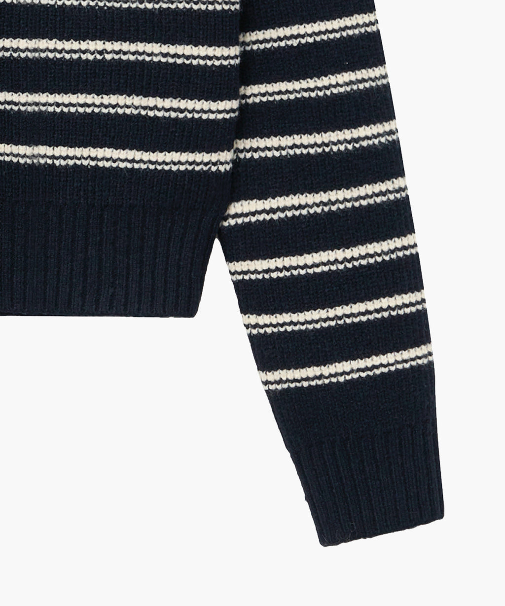 Marithe & Francois Girbaud - Sailor Stripe Knit Cardigan (Navy) product image 9 | TRAB K-Fashion Australia