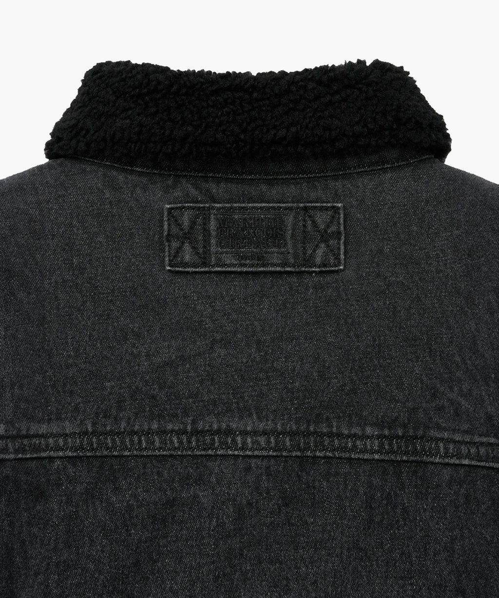 Marithe & Francois Girbaud - Crop Shearling Denim Jacket (Black) product image 11 | TRAB K-Fashion Australia