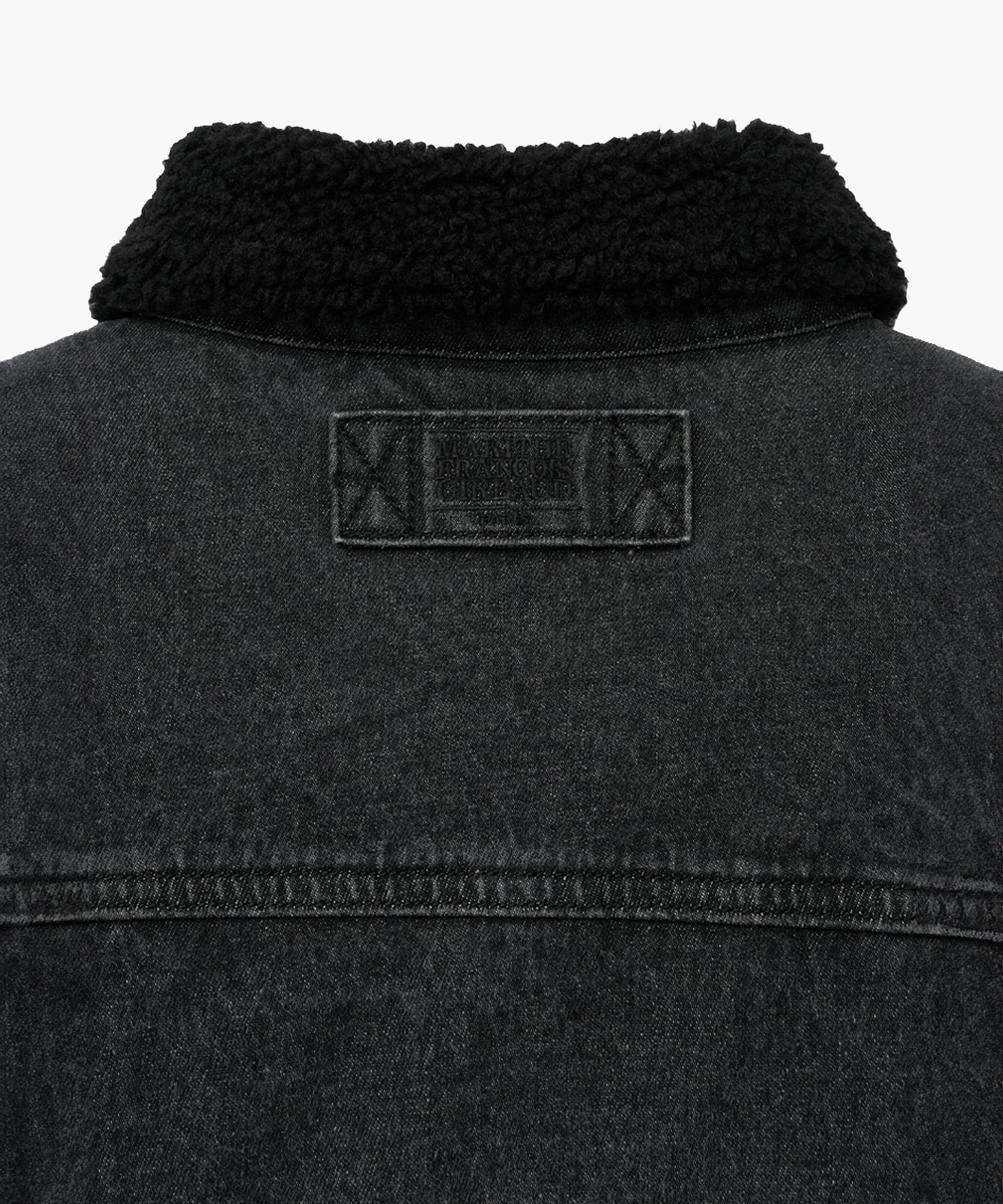 Marithe & Francois Girbaud - Crop Shearling Denim Jacket (Black) product image 11 | TRAB K-Fashion Australia