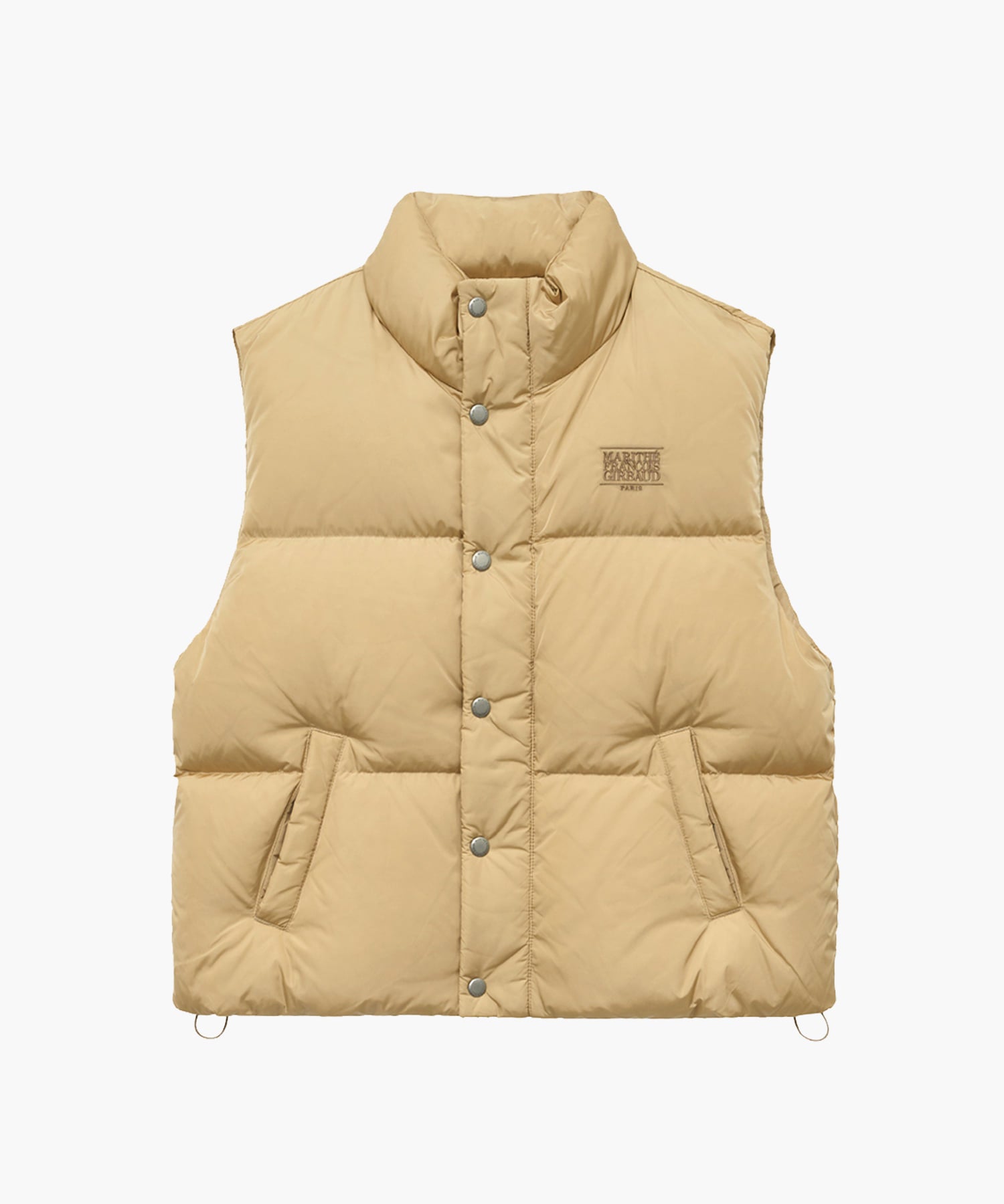Marithe & Francois Girbaud - Classic Logo Duck Down Vest (Light Yellow) product image 9 | TRAB K-Fashion Australia