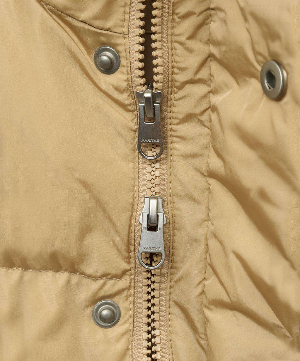 Marithe & Francois Girbaud - Classic Logo Duck Down Vest (Light Yellow) product image 12 | TRAB K-Fashion Australia