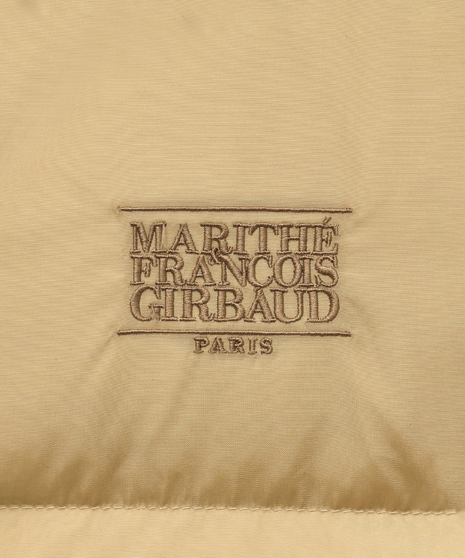 Marithe & Francois Girbaud - Classic Logo Duck Down Vest (Light Yellow) product image 15 | TRAB K-Fashion Australia