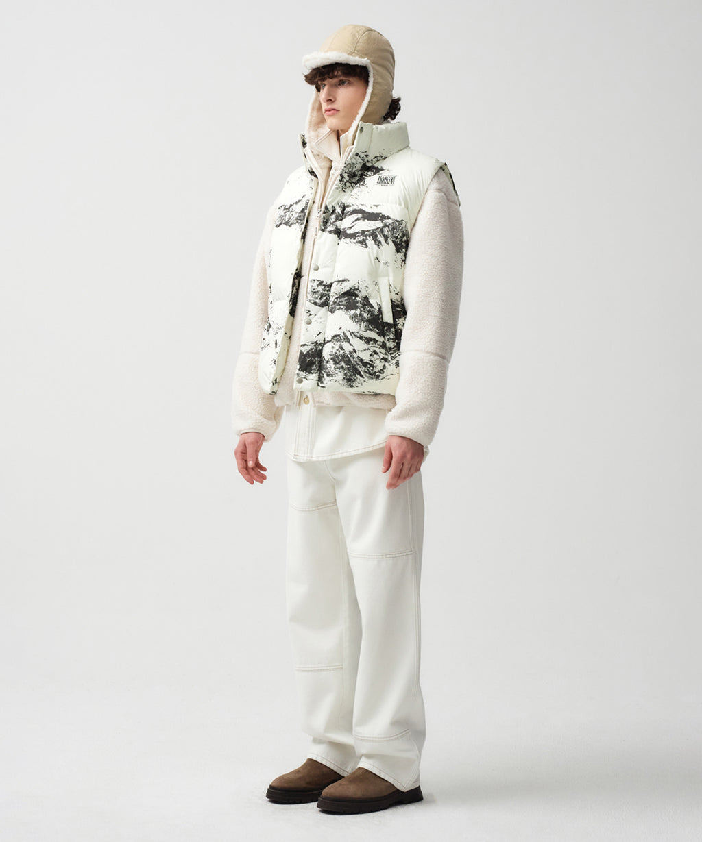 Marithe & Francois Girbaud - Classic Logo Duck Down Vest (Mix) product image 4 | TRAB K-Fashion Australia