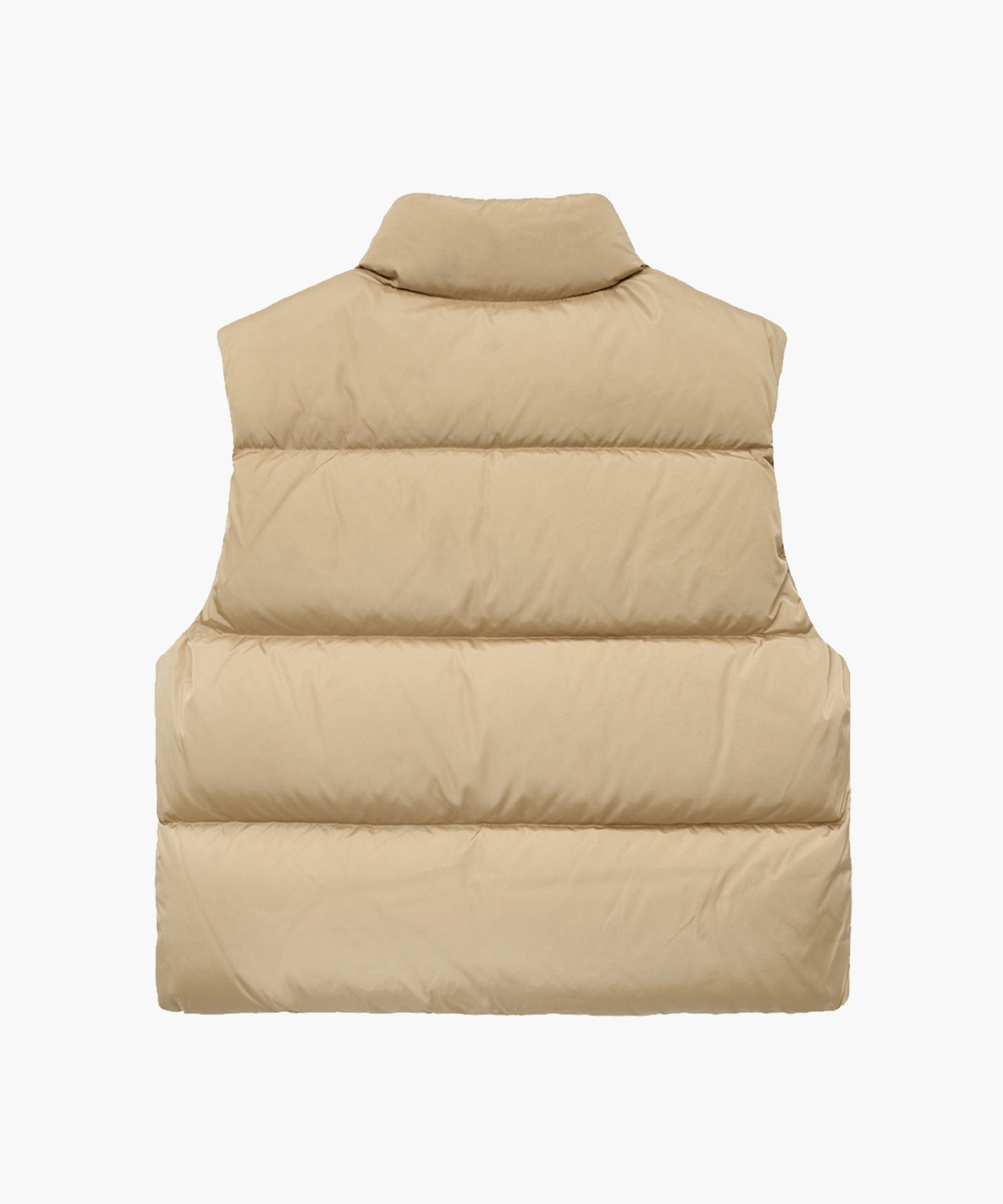 Marithe & Francois Girbaud - Classic Logo Duck Down Crop Vest (Beige) product image 9 | TRAB K-Fashion Australia
