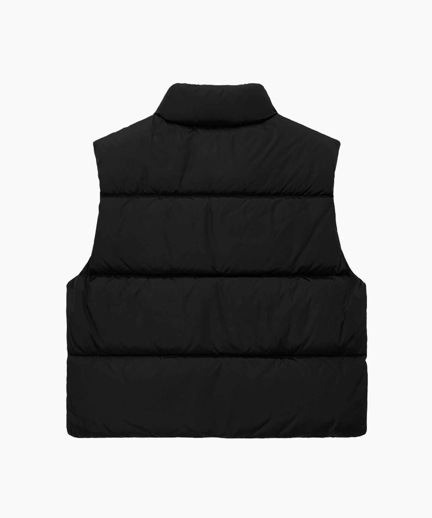 Marithe & Francois Girbaud - Classic Logo Duck Down Crop Vest (Black) product image 7 | TRAB K-Fashion Australia