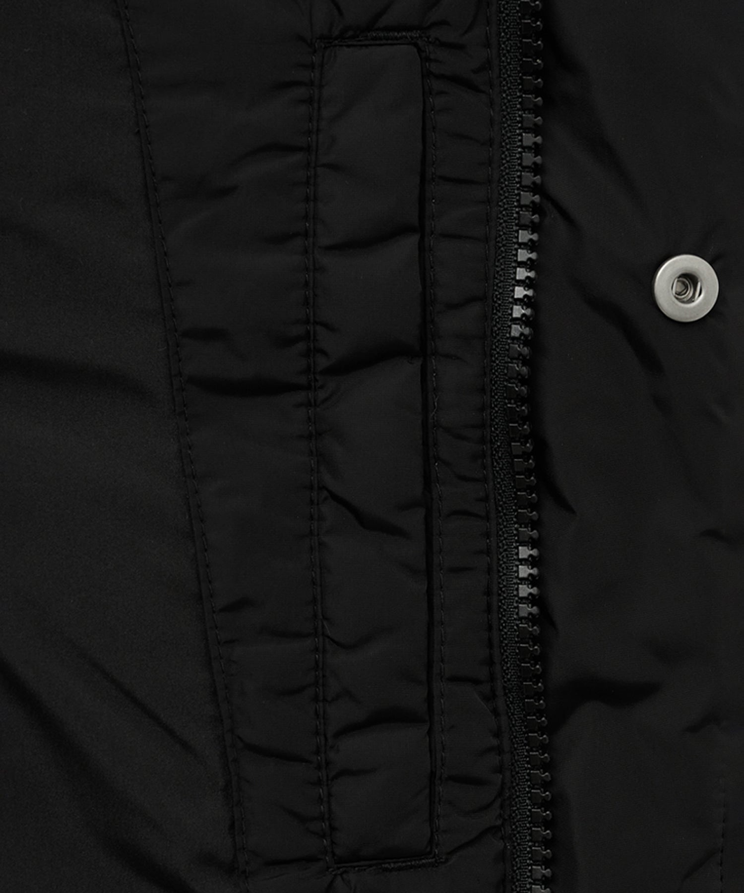 Marithe & Francois Girbaud - Classic Logo Duck Down Crop Vest (Black) product image 11 | TRAB K-Fashion Australia