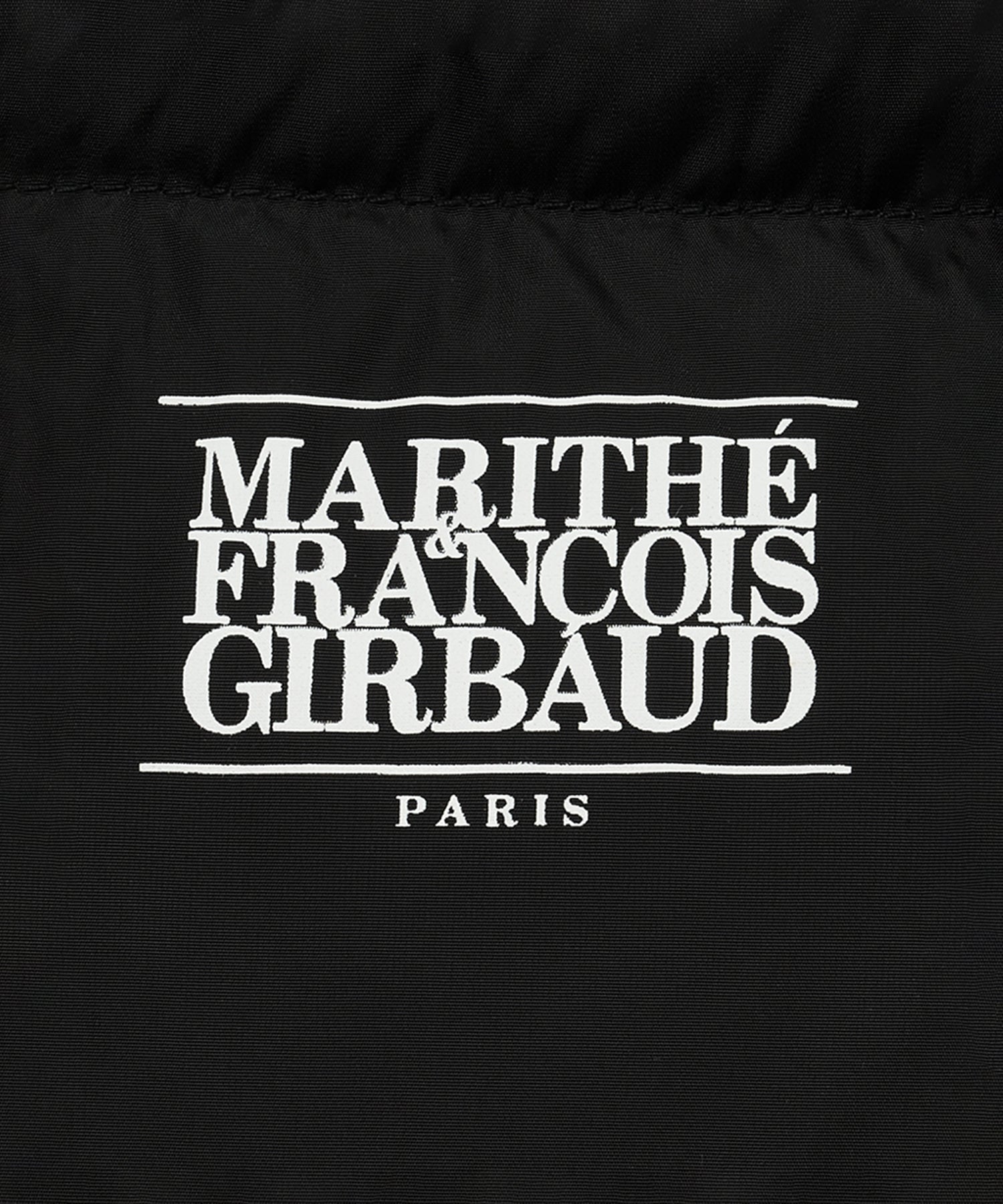 Marithe & Francois Girbaud - Classic Logo Duck Down Crop Vest (Black) product image 12 | TRAB K-Fashion Australia