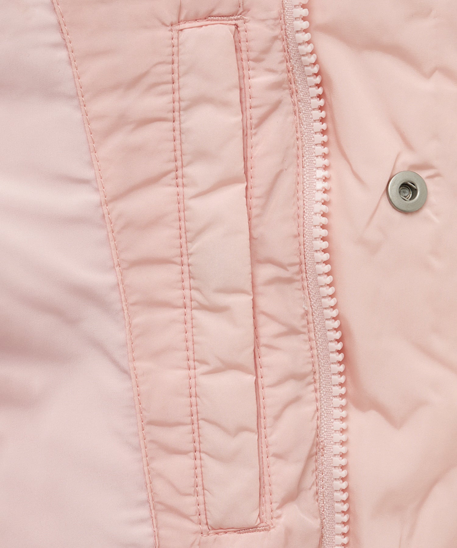 Marithe & Francois Girbaud - Classic Logo Duck Down Crop Vest (Pink) product image 10 | TRAB K-Fashion Australia
