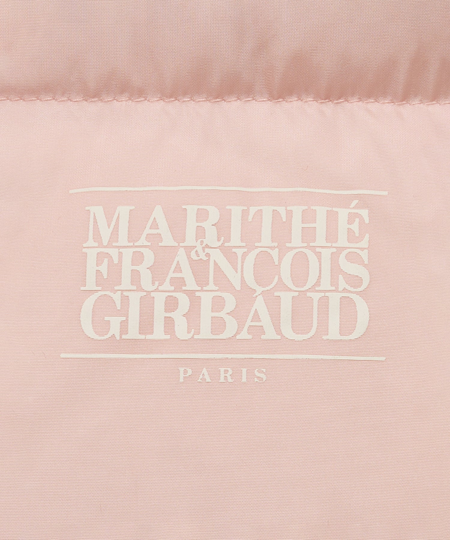 Marithe & Francois Girbaud - Classic Logo Duck Down Crop Vest (Pink) product image 11 | TRAB K-Fashion Australia