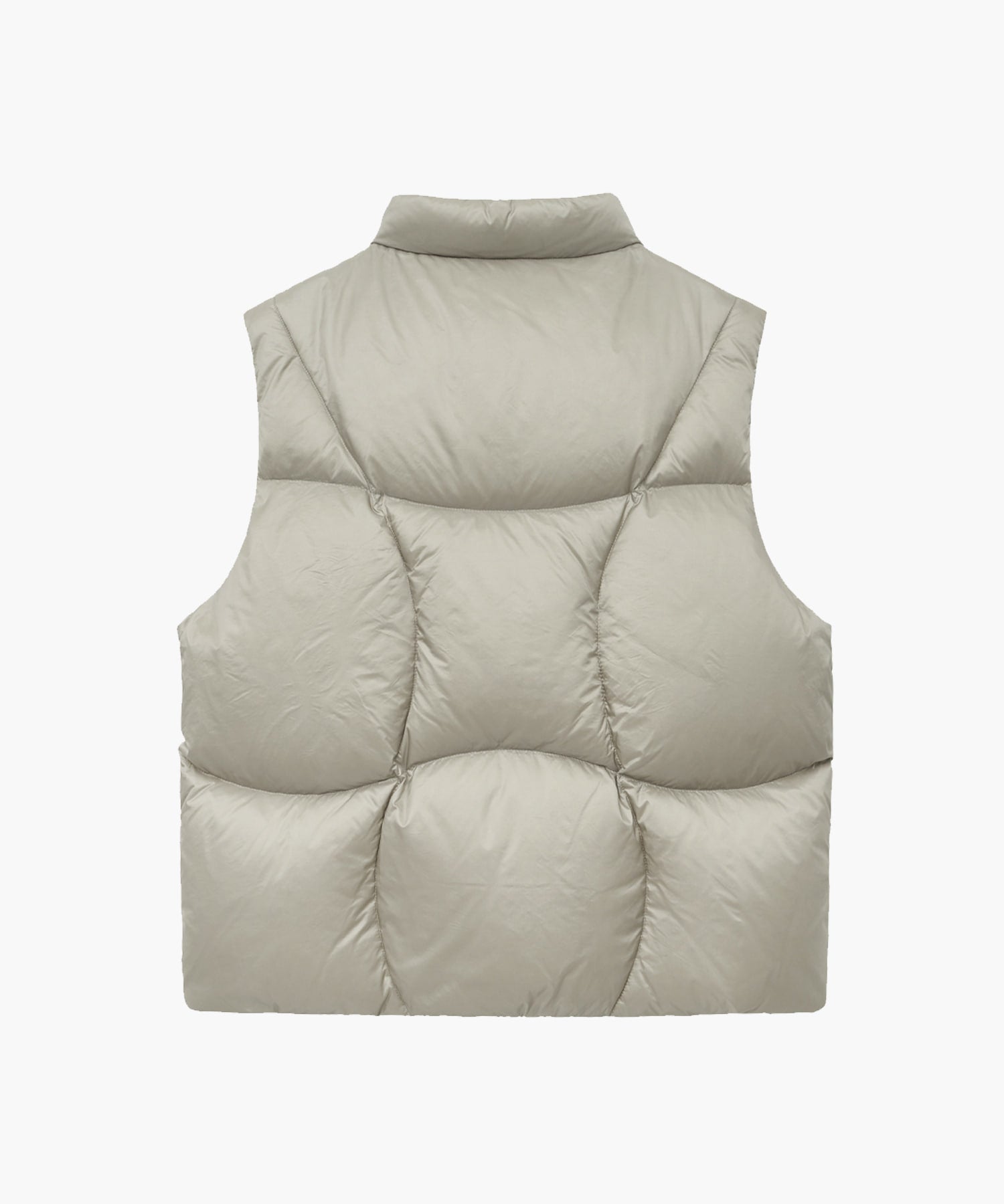 Marithe & Francois Girbaud - Glossy Duck Down Vest (Light Gray) product image 6 | TRAB K-Fashion Australia