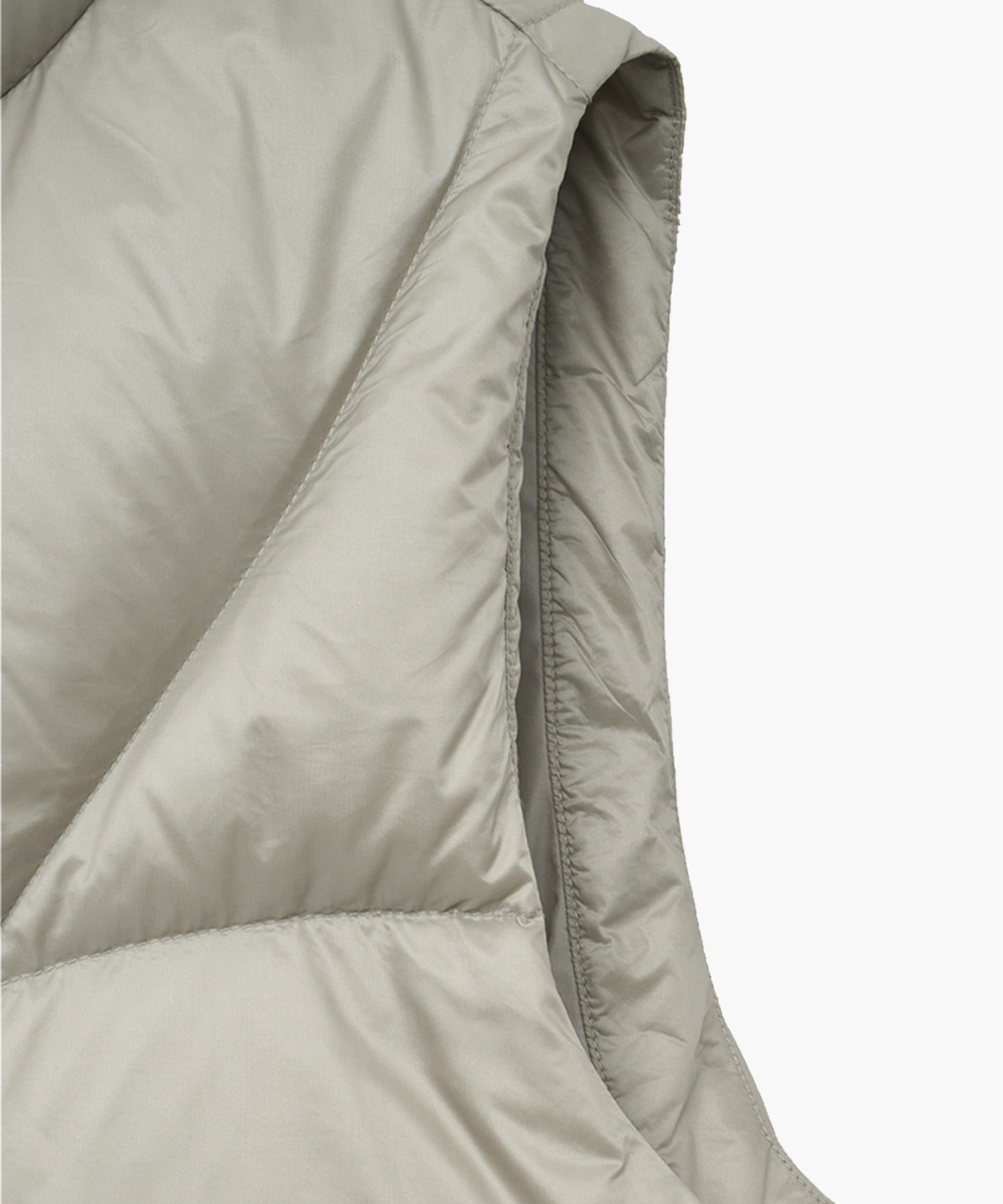 Marithe & Francois Girbaud - Glossy Duck Down Vest (Light Gray) product image 8 | TRAB K-Fashion Australia