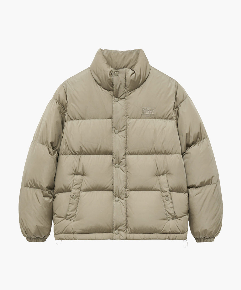 Marithe & Francois Girbaud - Classic Logo Duck Down Puffer (Ash Gray) product image 5 | TRAB K-Fashion Australia
