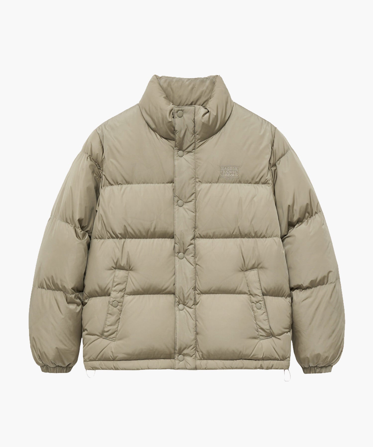 Marithe & Francois Girbaud - Classic Logo Duck Down Puffer (Ash Gray) product image 5 | TRAB K-Fashion Australia