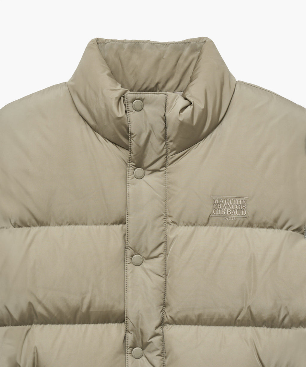 Marithe & Francois Girbaud - Classic Logo Duck Down Puffer (Ash Gray) product image 7 | TRAB K-Fashion Australia