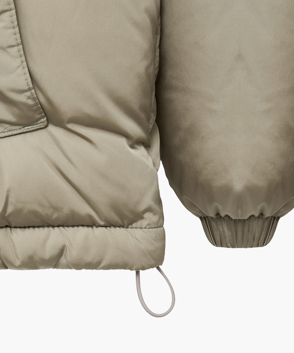 Marithe & Francois Girbaud - Classic Logo Duck Down Puffer (Ash Gray) product image 9 | TRAB K-Fashion Australia