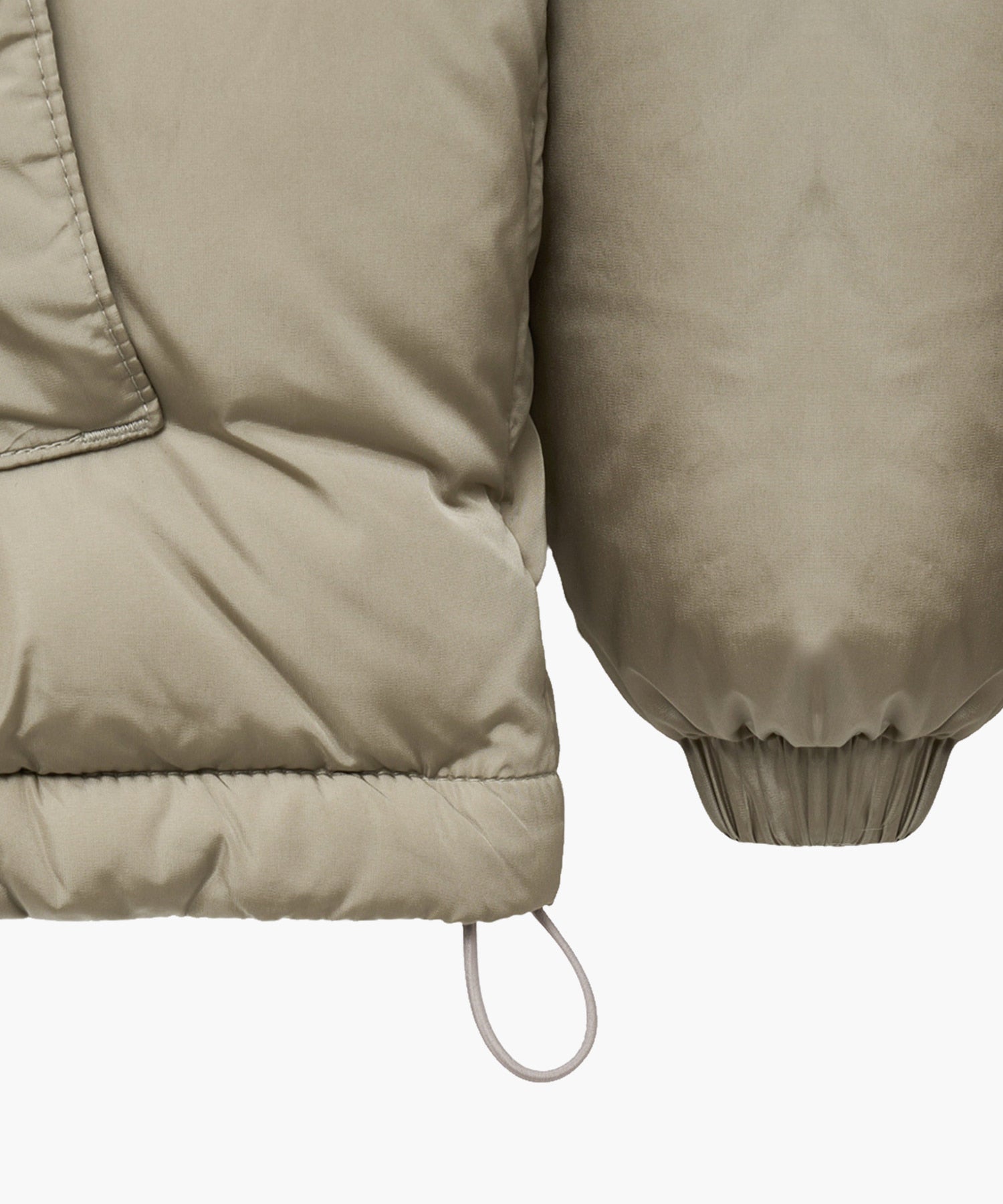 Marithe & Francois Girbaud - Classic Logo Duck Down Puffer (Ash Gray) product image 9 | TRAB K-Fashion Australia