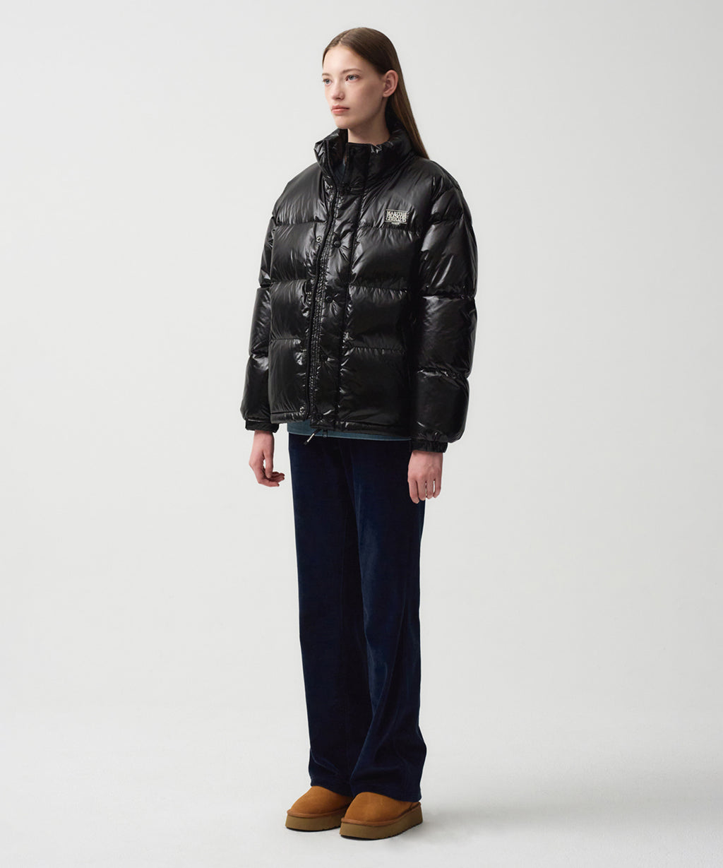 Marithe & Francois Girbaud - Glossy Duck Down Puffer (Black) product image 5 | TRAB K-Fashion Australia