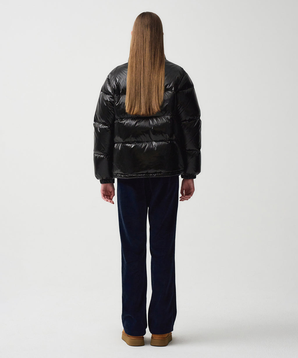 Marithe & Francois Girbaud - Glossy Duck Down Puffer (Black) product image 6 | TRAB K-Fashion Australia