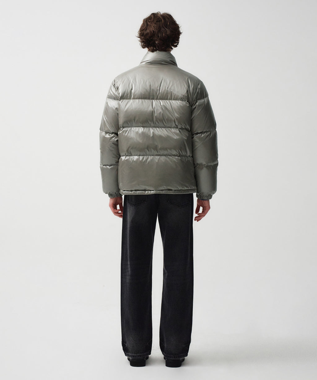 Marithe & Francois Girbaud - Glossy Duck Down Puffer (Gray) product image 4 | TRAB K-Fashion Australia