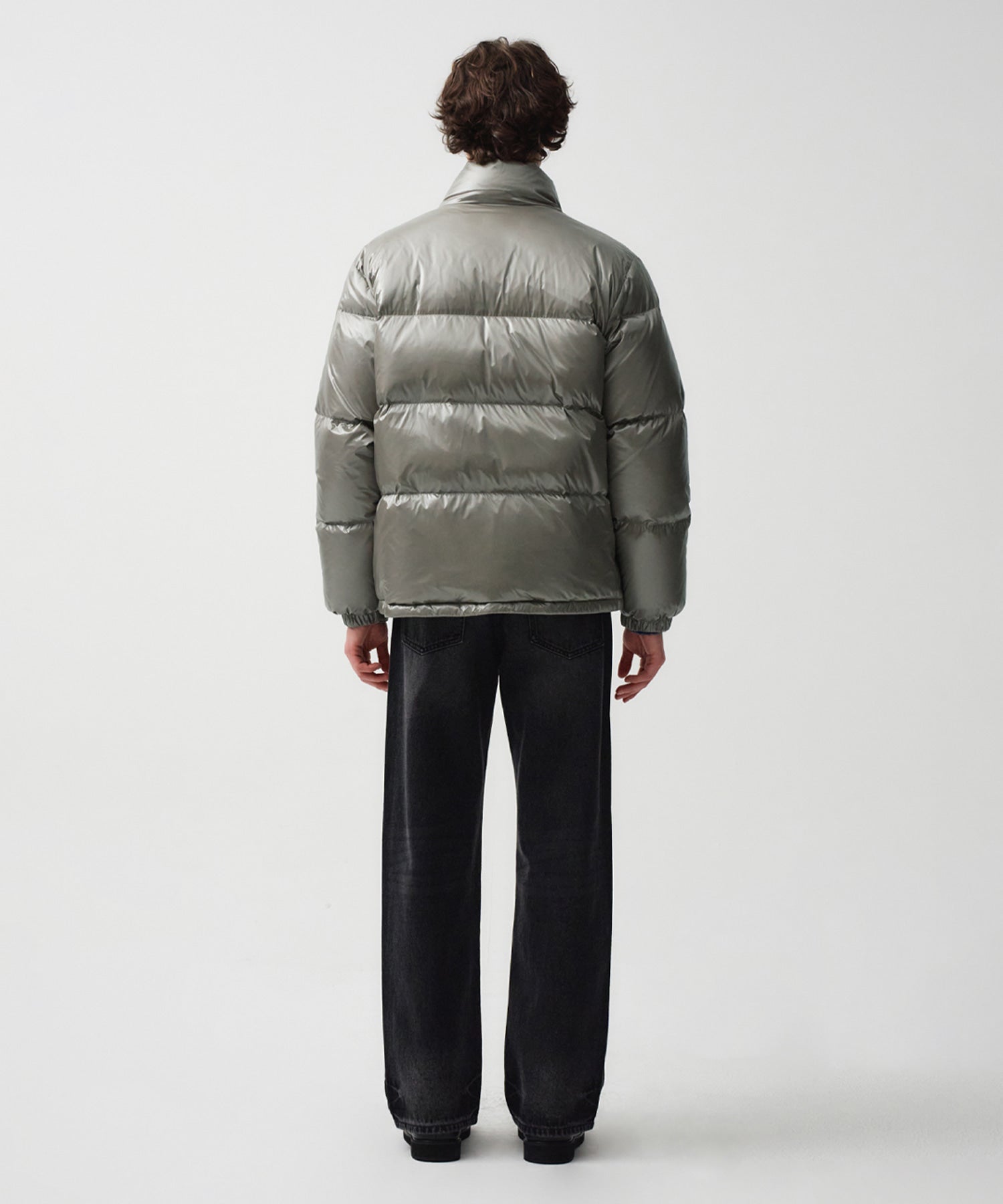 Marithe & Francois Girbaud - Glossy Duck Down Puffer (Gray) product image 4 | TRAB K-Fashion Australia