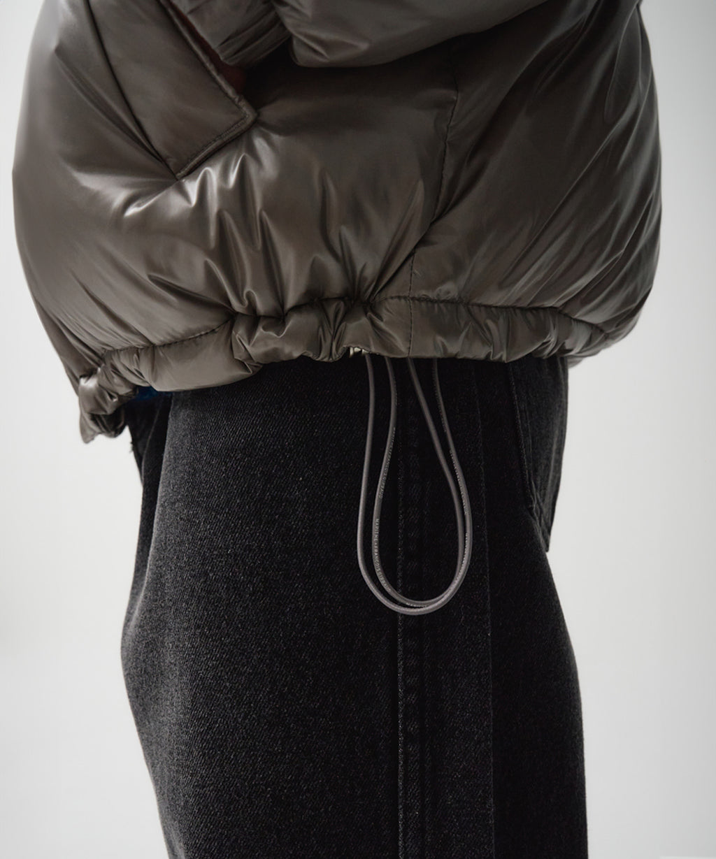 Marithe & Francois Girbaud - Glossy Duck Down Puffer (Gray) product image 5 | TRAB K-Fashion Australia