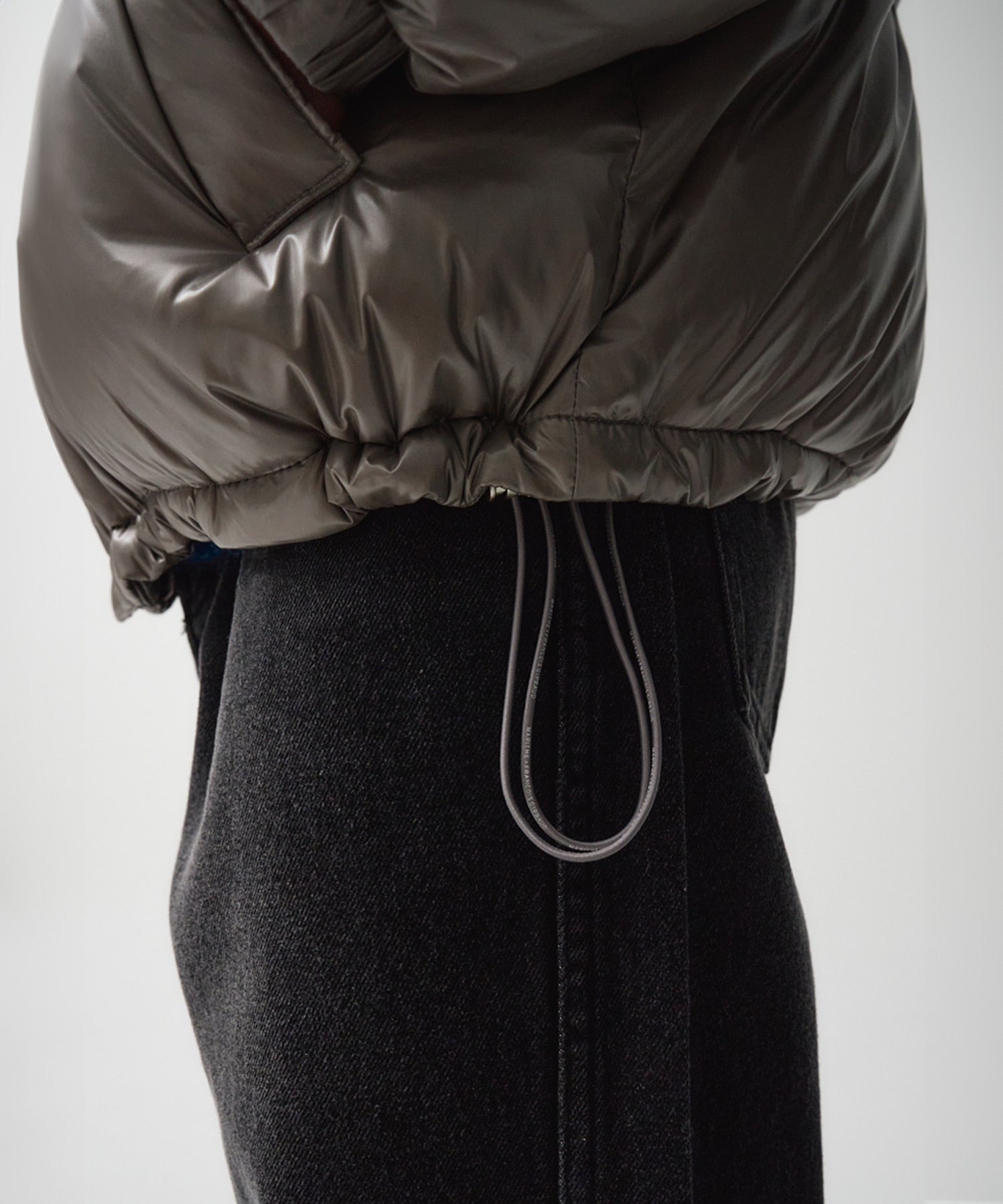 Marithe & Francois Girbaud - Glossy Duck Down Puffer (Gray) product image 5 | TRAB K-Fashion Australia