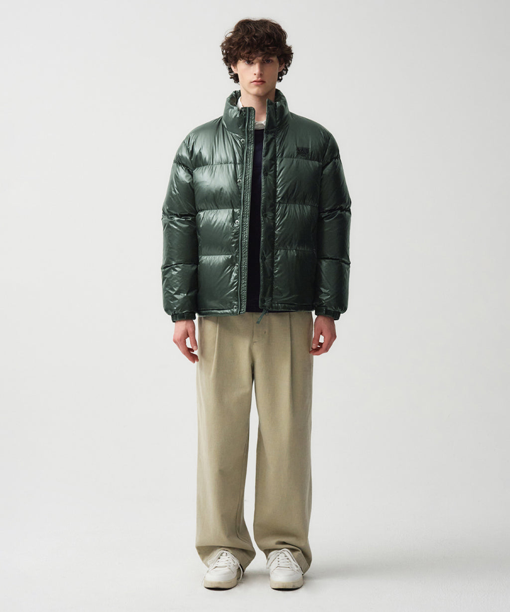Marithe & Francois Girbaud - Glossy Duck Down Puffer (Green) product image 3 | TRAB K-Fashion Australia