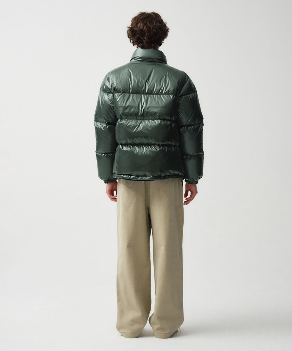 Marithe & Francois Girbaud - Glossy Duck Down Puffer (Green) product image 5 | TRAB K-Fashion Australia