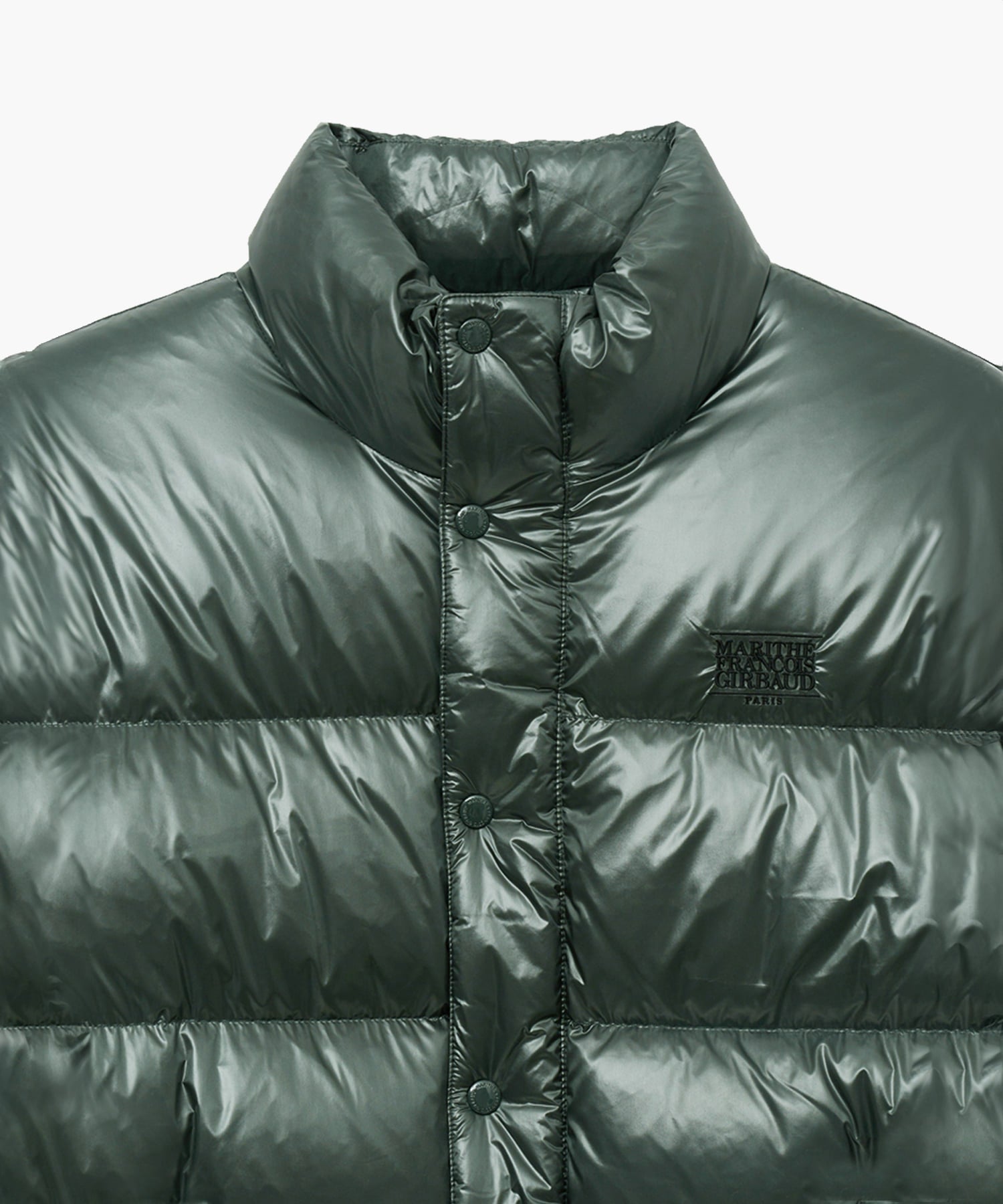 Marithe & Francois Girbaud - Glossy Duck Down Puffer (Green) product image 8 | TRAB K-Fashion Australia