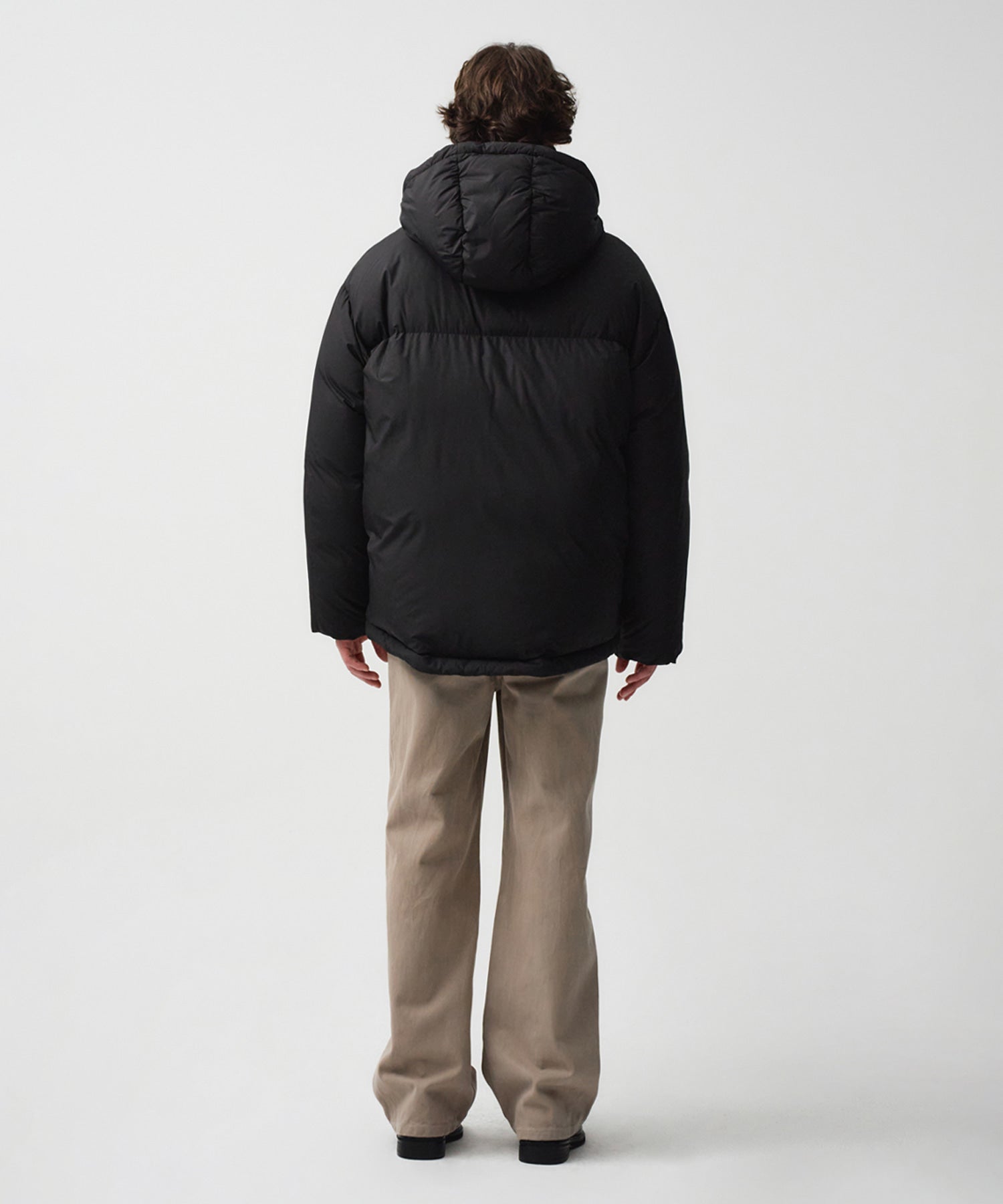 Marithe & Francois Girbaud - Over Fit Hooded Duck Down Puffer (Black) product image 5 | TRAB K-Fashion Australia