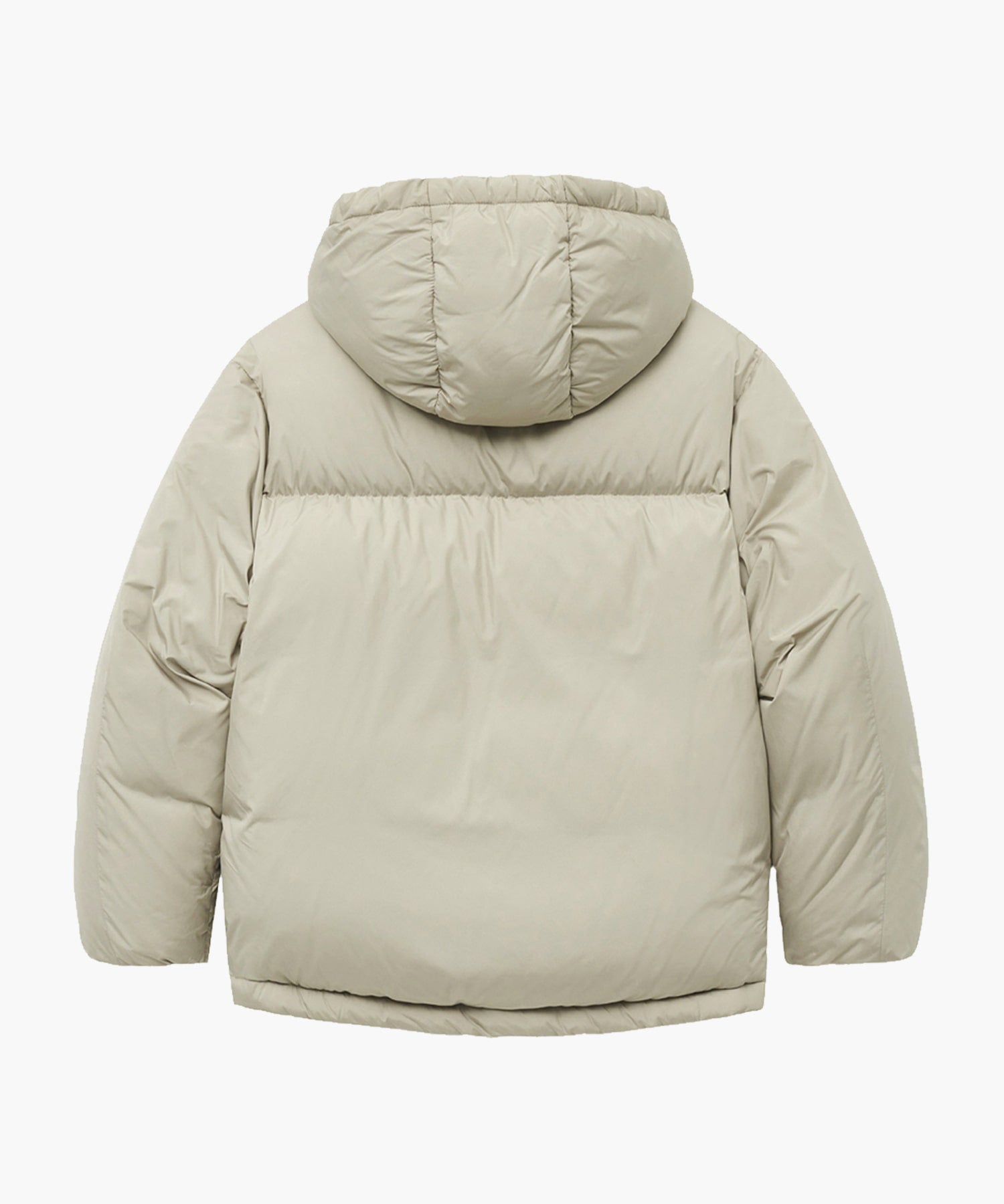 Marithe & Francois Girbaud - Over Fit Hooded Duck Down Puffer (Light Beige) product image 6 | TRAB K-Fashion Australia