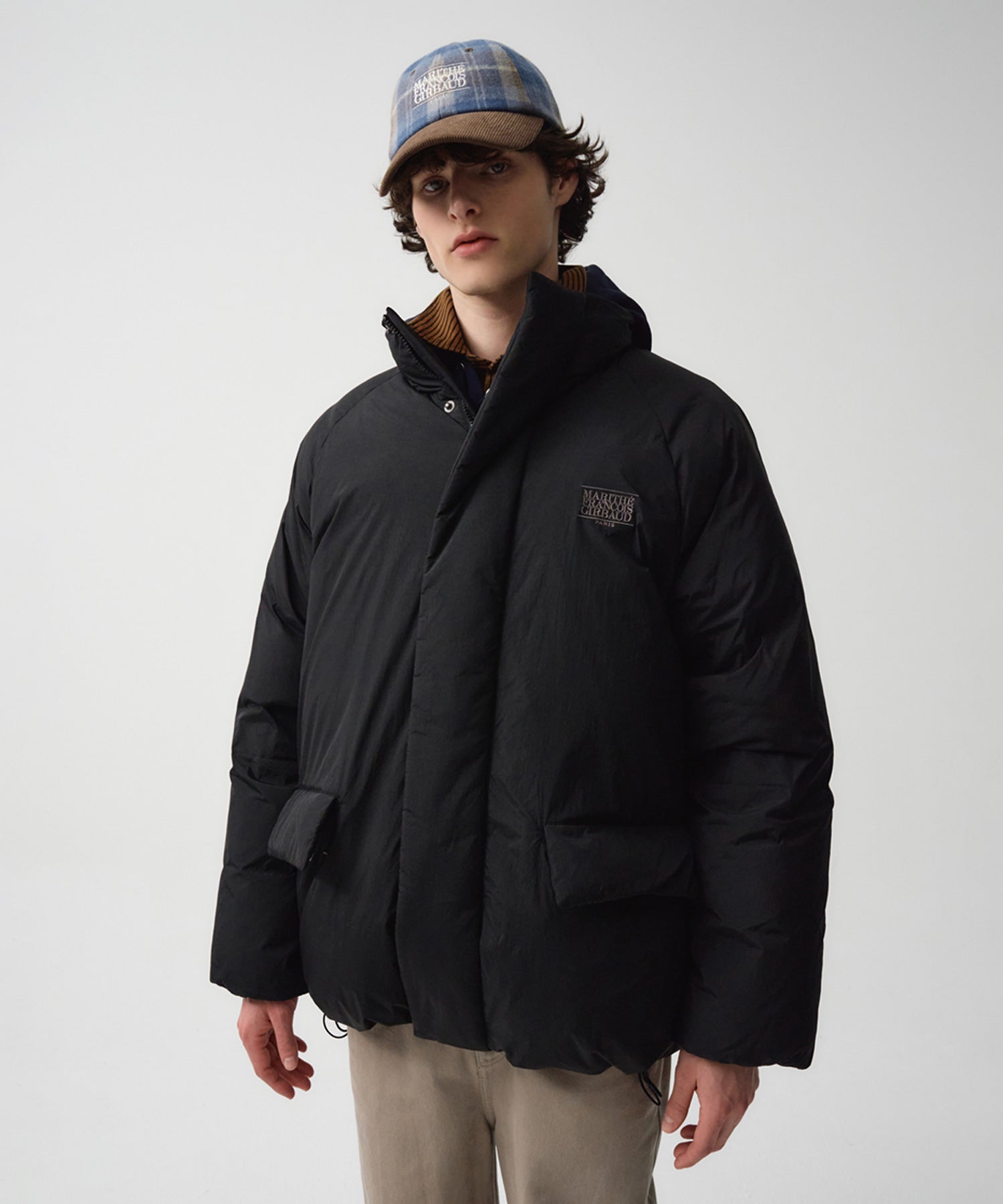 Marithe & Francois Girbaud - Inquilting Duck Down Puffer (Black) product image 1 | TRAB K-Fashion Australia