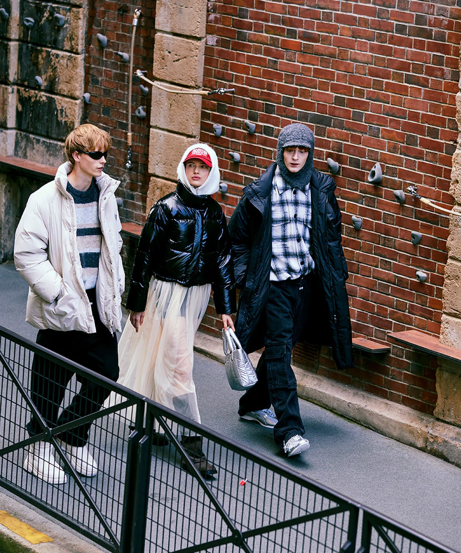 Marithe & Francois Girbaud - Inquilting Duck Down Puffer (Light Gray) product image 9 | TRAB K-Fashion Australia