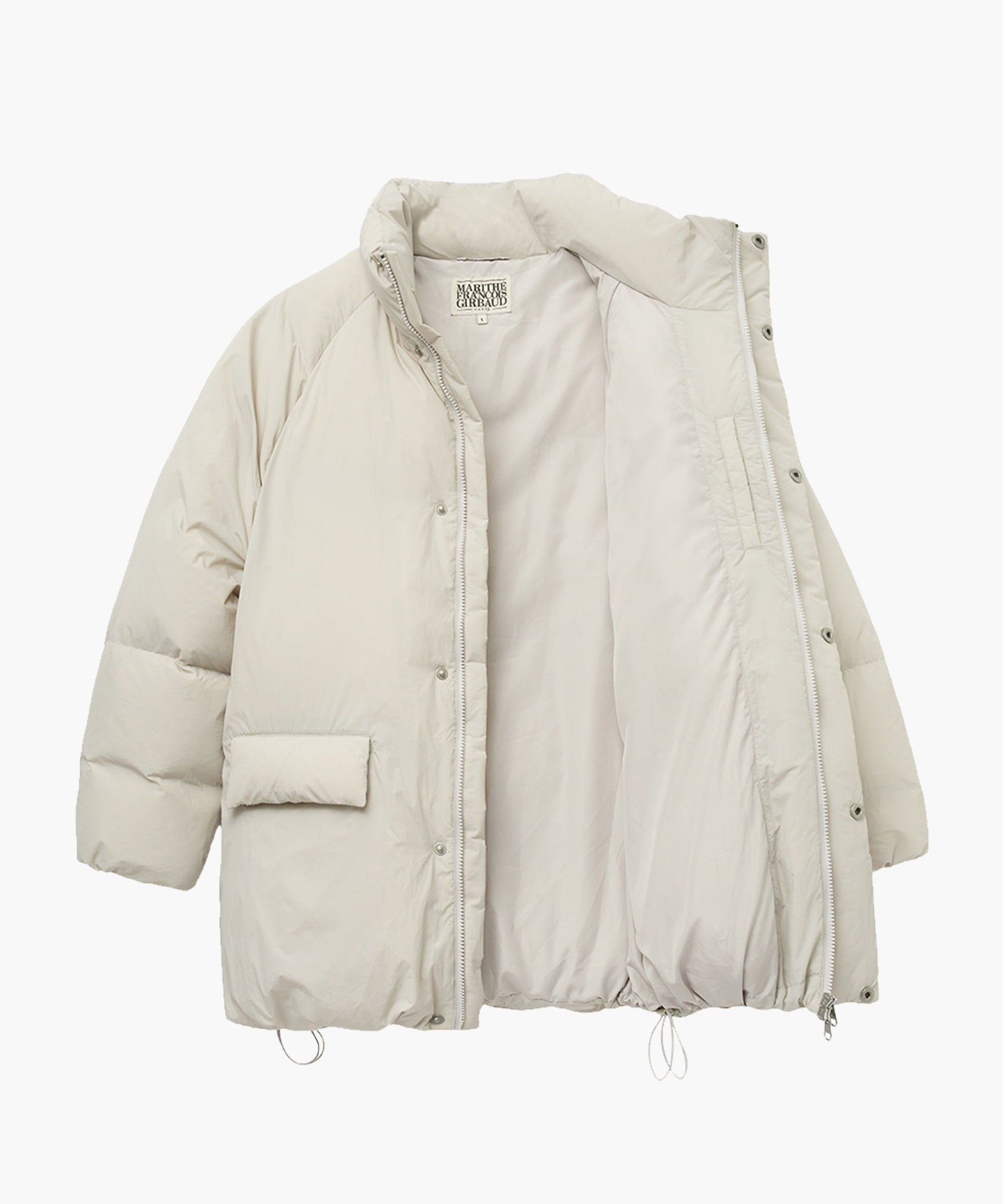 Marithe & Francois Girbaud - Inquilting Duck Down Puffer (Light Gray) product image 11 | TRAB K-Fashion Australia