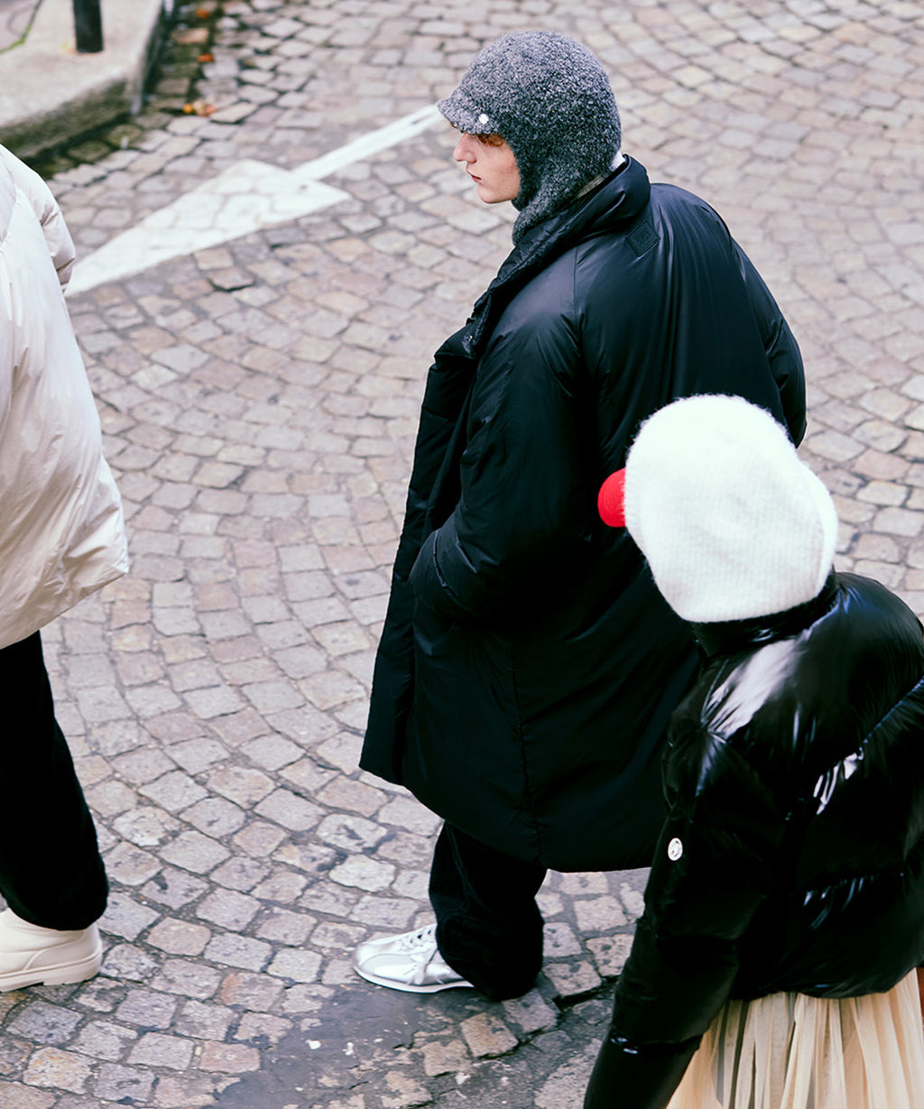 Marithe & Francois Girbaud - Long Duck Down Jumper (Black) product image 6 | TRAB K-Fashion Australia