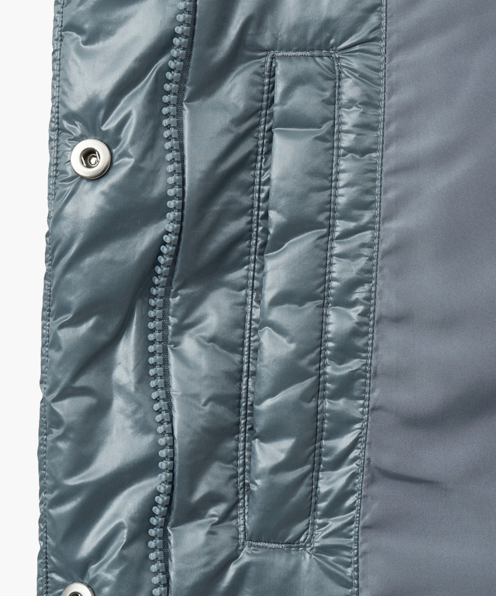 Marithe & Francois Girbaud - Glossy Duck Down Crop Puffer (Ash Blue) product image 12 | TRAB K-Fashion Australia