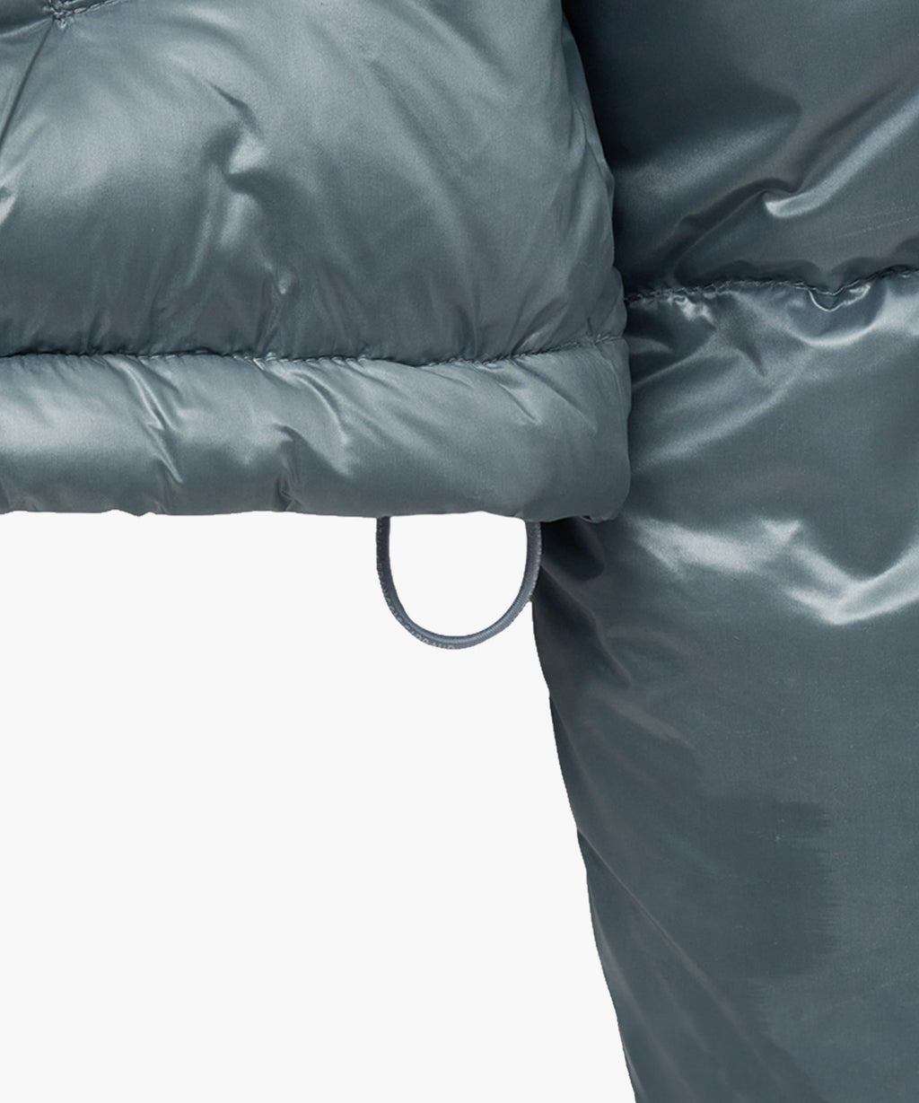 Marithe & Francois Girbaud - Glossy Duck Down Crop Puffer (Ash Blue) product image 13 | TRAB K-Fashion Australia