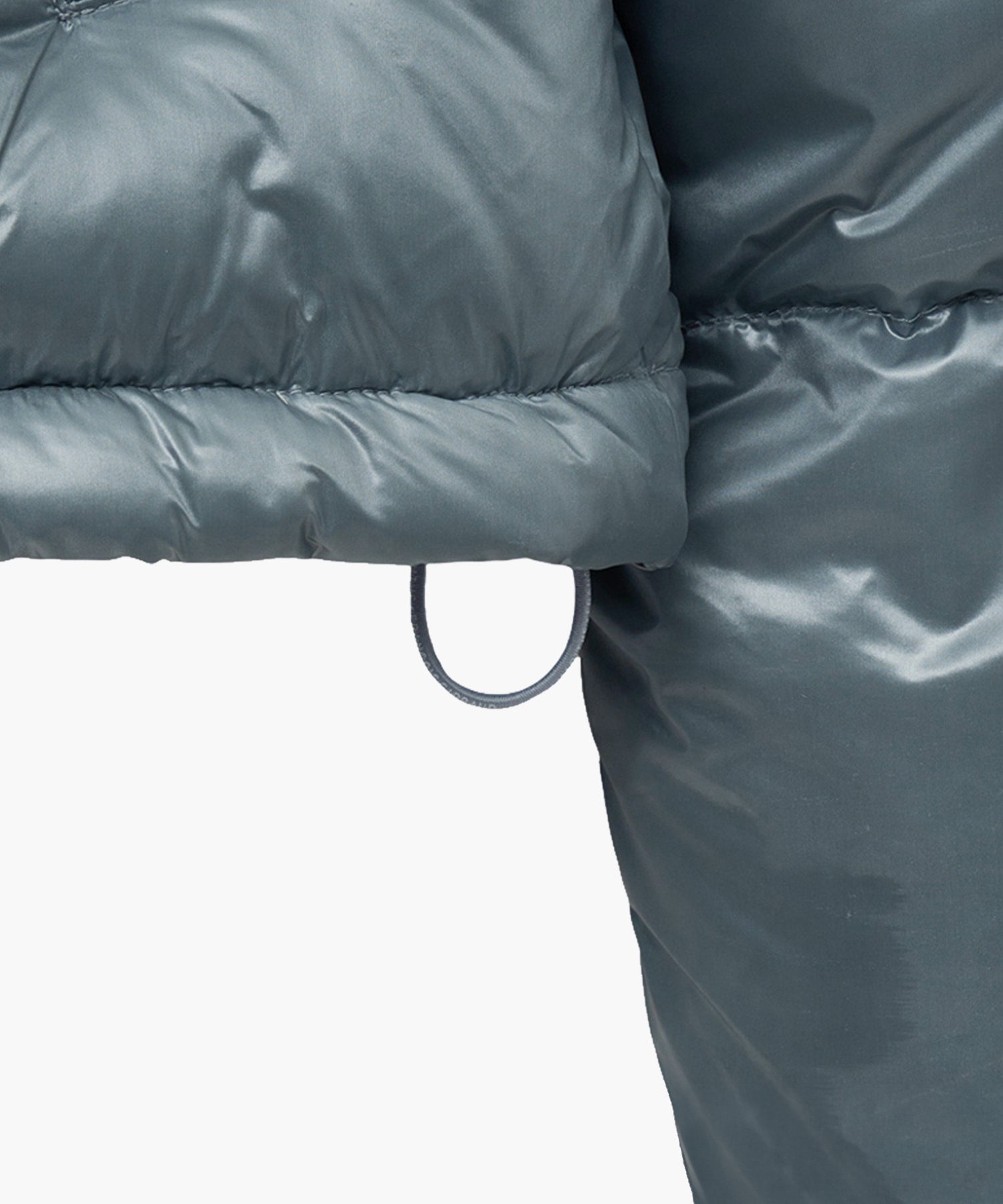 Marithe & Francois Girbaud - Glossy Duck Down Crop Puffer (Ash Blue) product image 13 | TRAB K-Fashion Australia