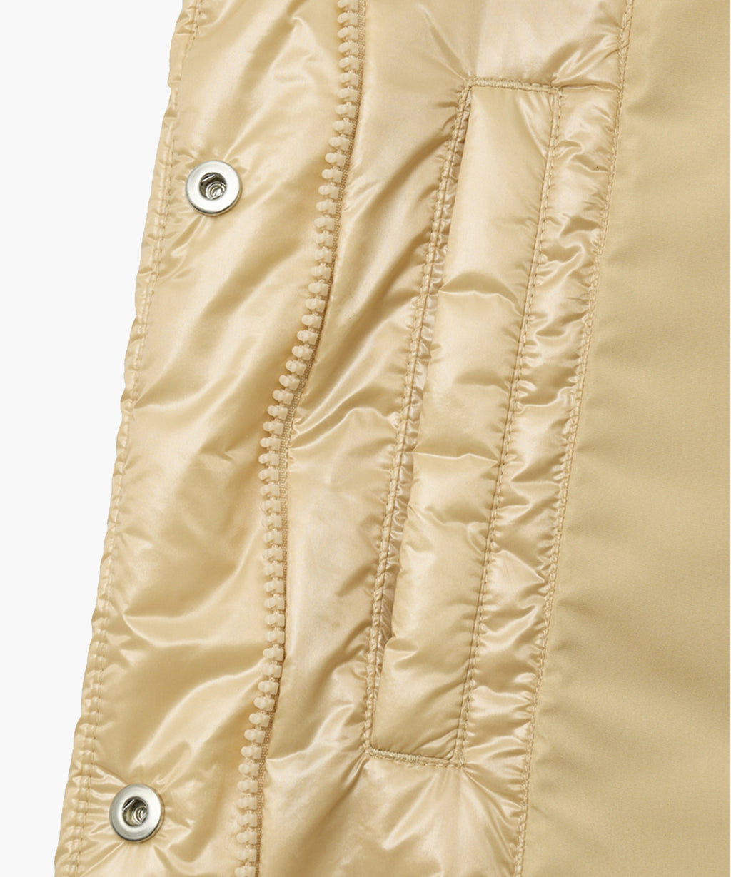 Marithe & Francois Girbaud - Glossy Duck Down Crop Puffer (Light Yellow) product image 9 | TRAB K-Fashion Australia