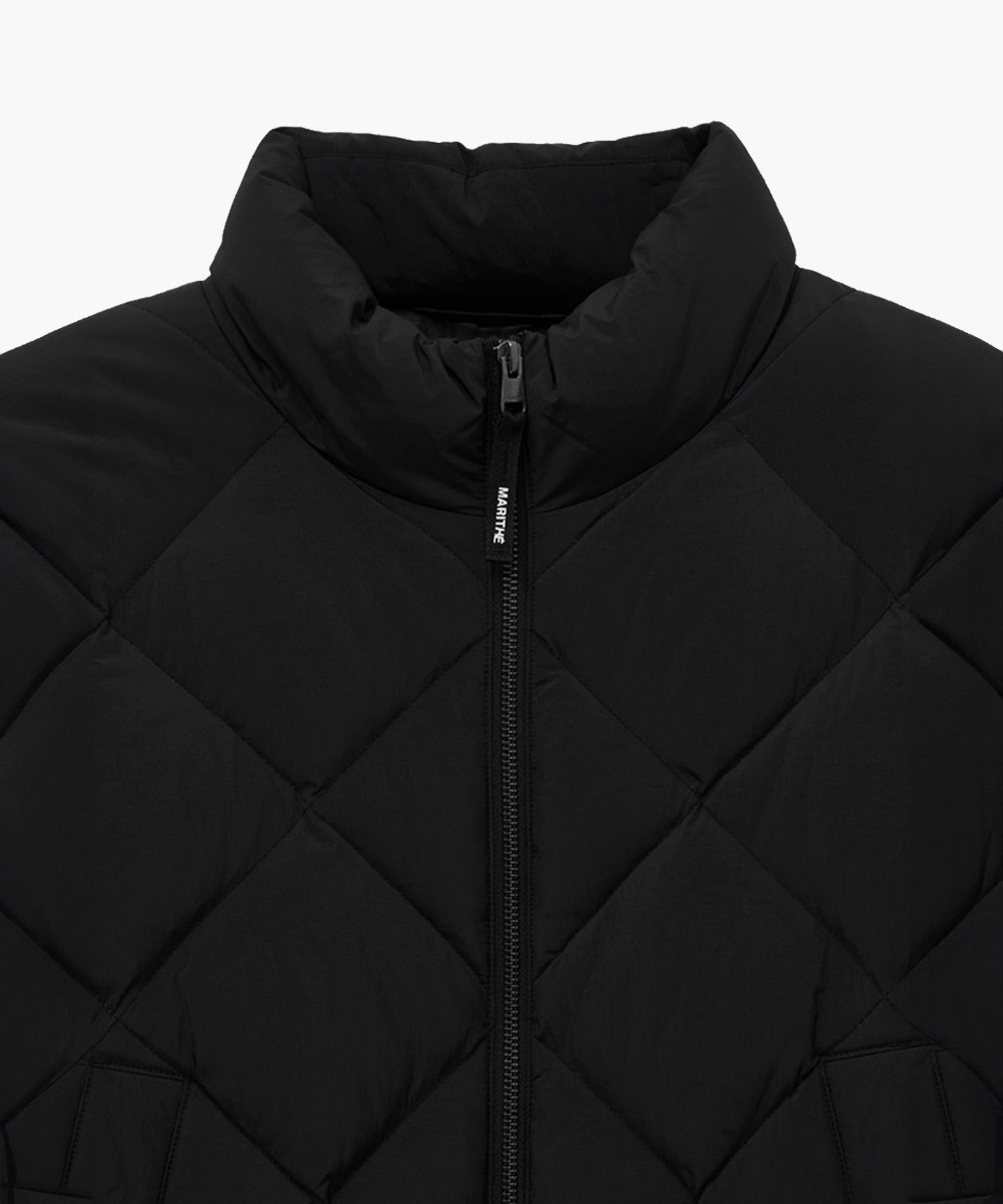 Marithe & Francois Girbaud - Crop Goose Down Quilting Puffer (Black) product image 13 | TRAB K-Fashion Australia
