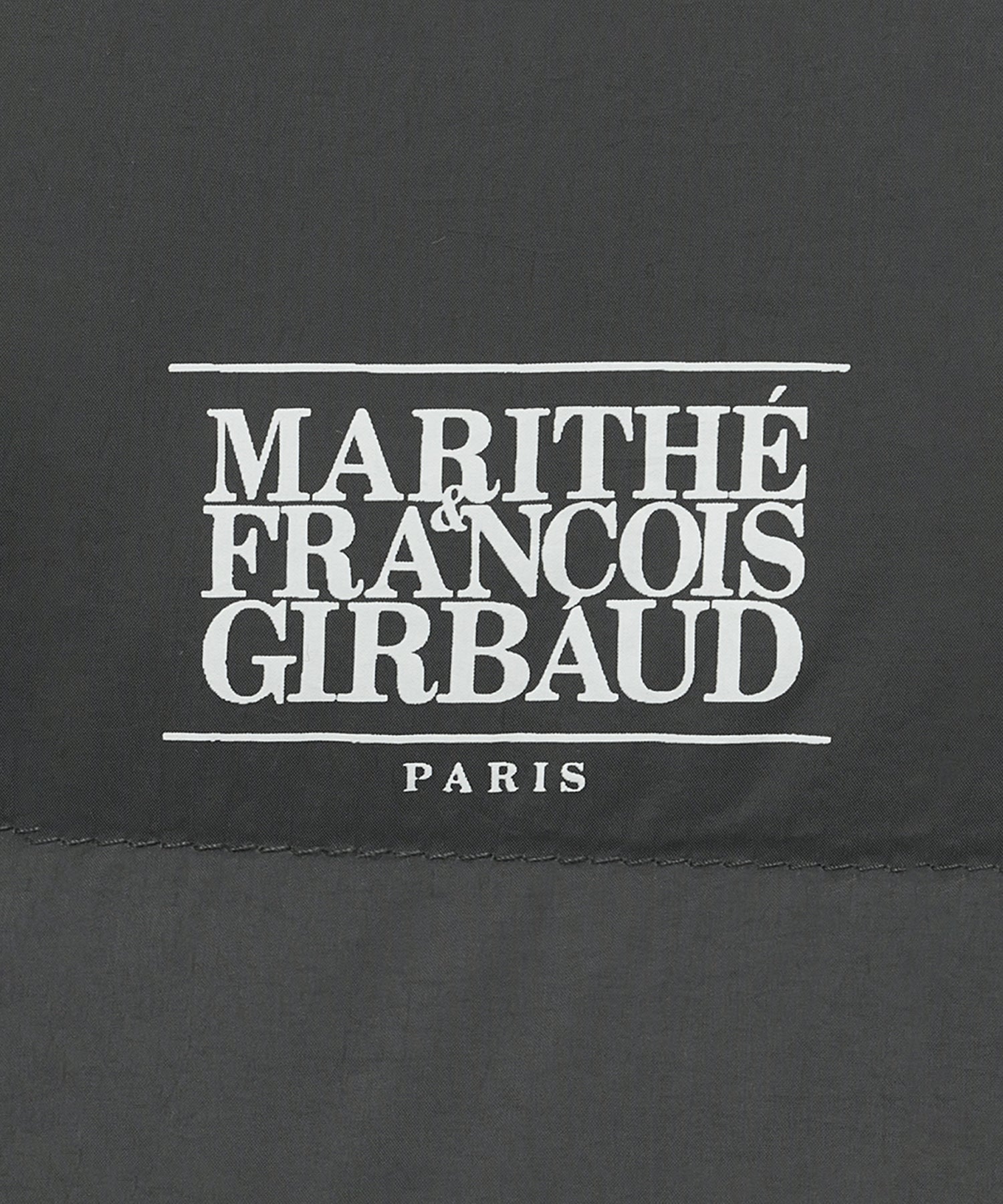 Marithe & Francois Girbaud - Collarless Lightweight Duck Down Jacket (Charcoal) product image 12 | TRAB K-Fashion Australia
