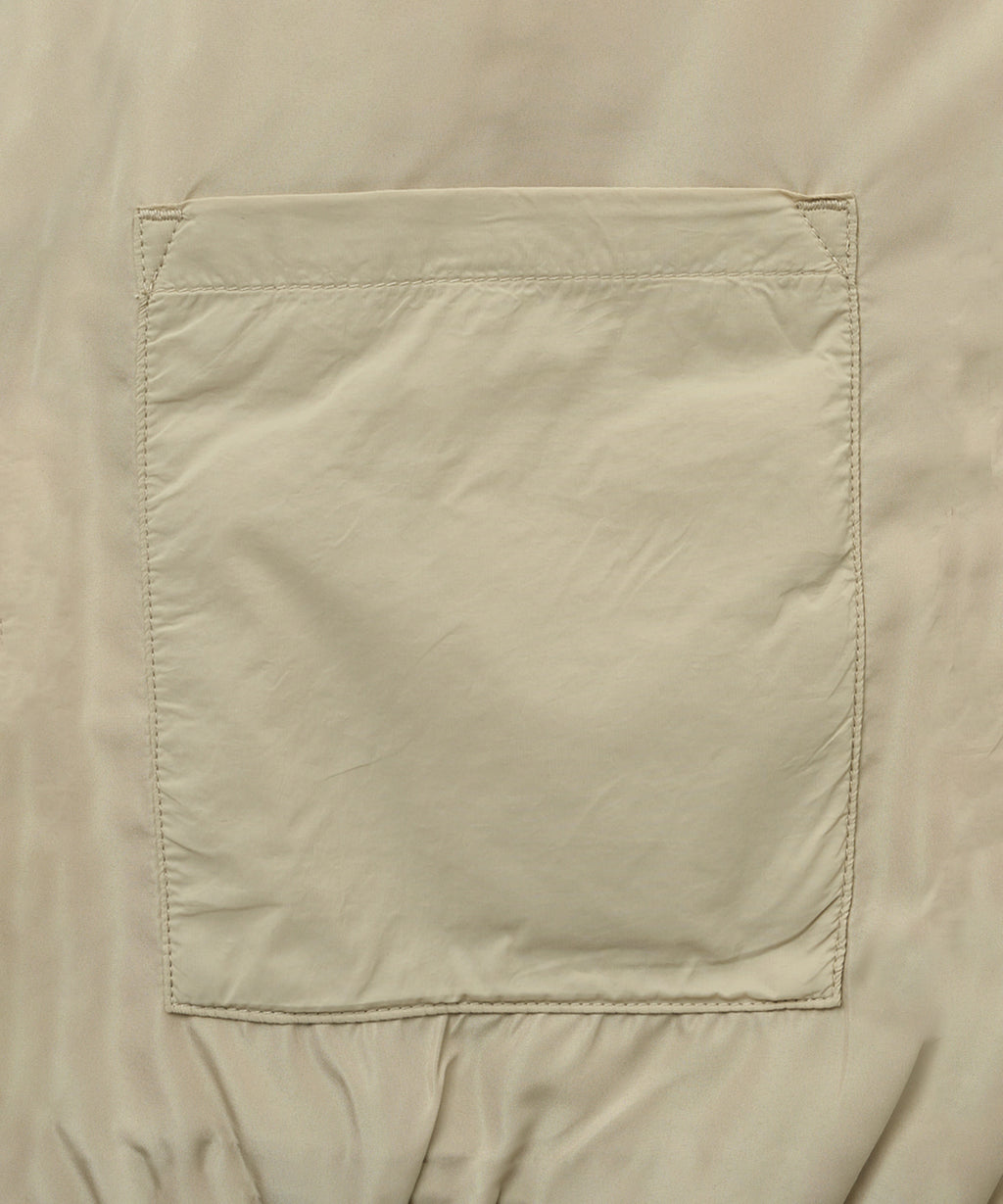 Marithe & Francois Girbaud - Collarless Lightweight Duck Down Jacket (Light Beige) product image 10 | TRAB K-Fashion Australia