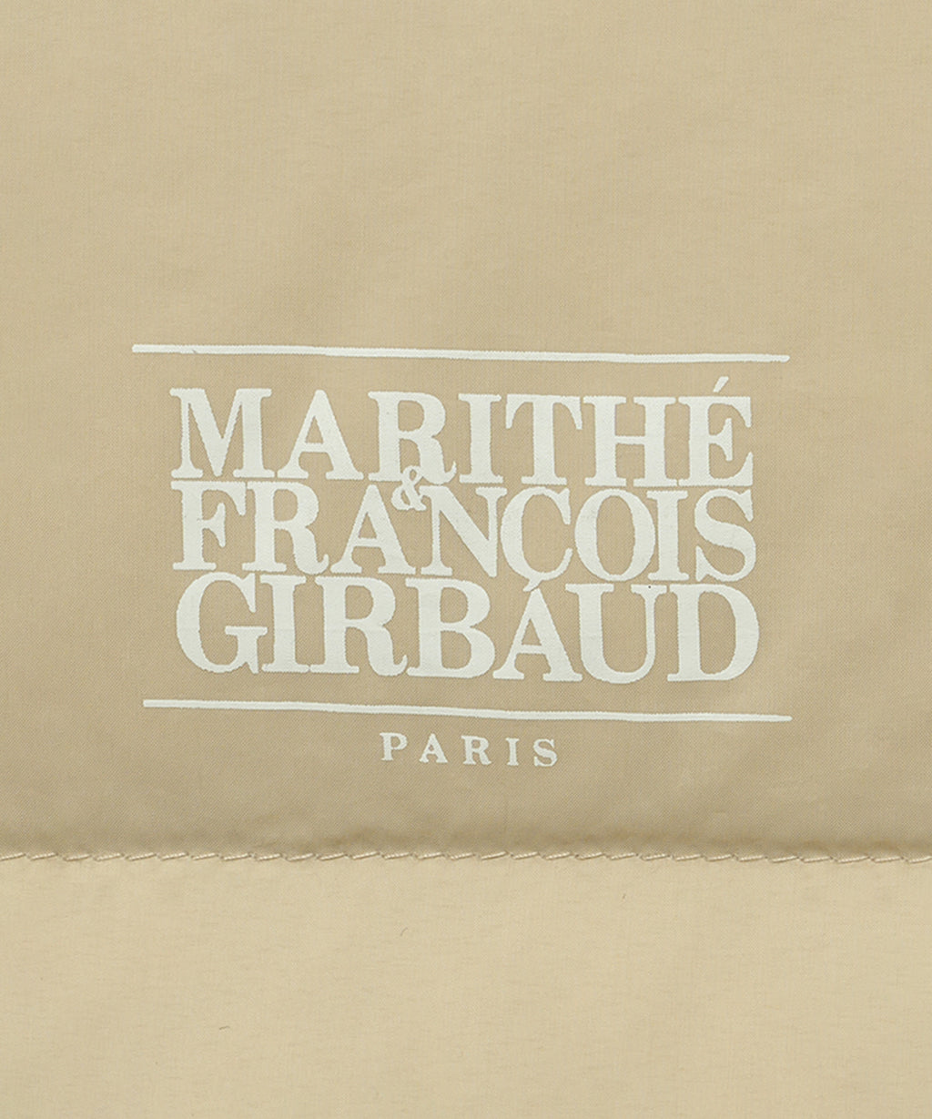 Marithe & Francois Girbaud - Collarless Lightweight Duck Down Jacket (Light Beige) product image 11 | TRAB K-Fashion Australia