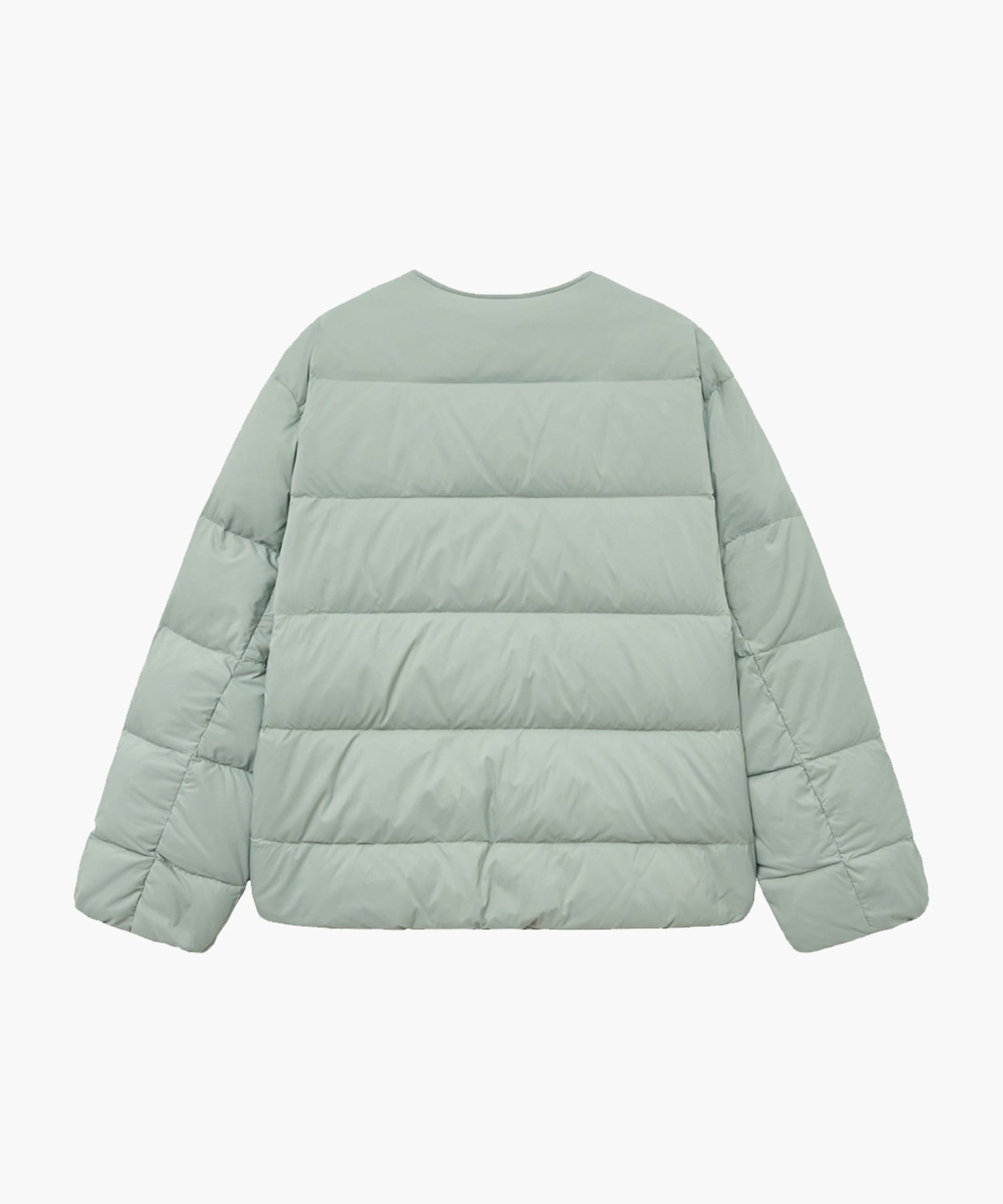 Marithe & Francois Girbaud - Collarless Lightweight Duck Down Jacket (Mint) product image 9 | TRAB K-Fashion Australia