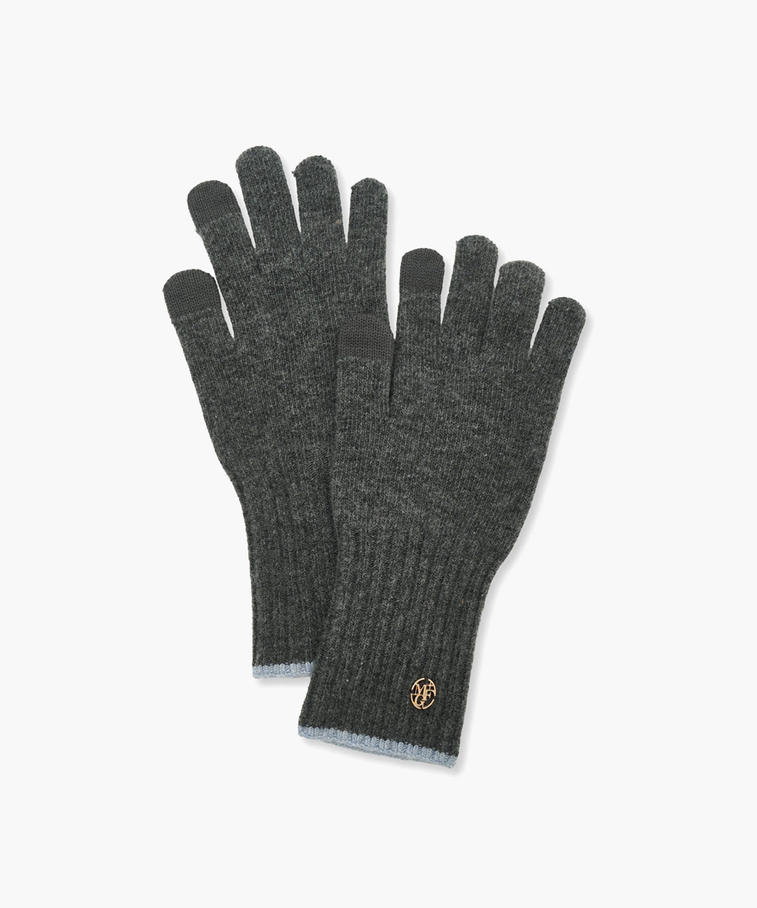 Marithe & Francois Girbaud - Circle Logo Long Glove (Charcoal) product image 1 | TRAB K-Fashion Australia