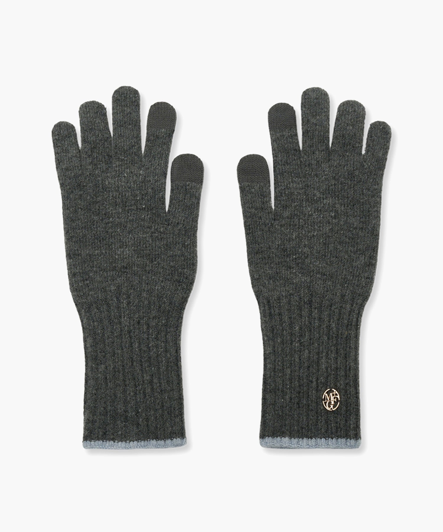 Marithe & Francois Girbaud - Circle Logo Long Glove (Charcoal) product image 2 | TRAB K-Fashion Australia