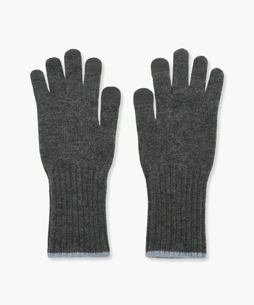 Marithe & Francois Girbaud - Circle Logo Long Glove (Charcoal) product image 3 | TRAB K-Fashion Australia