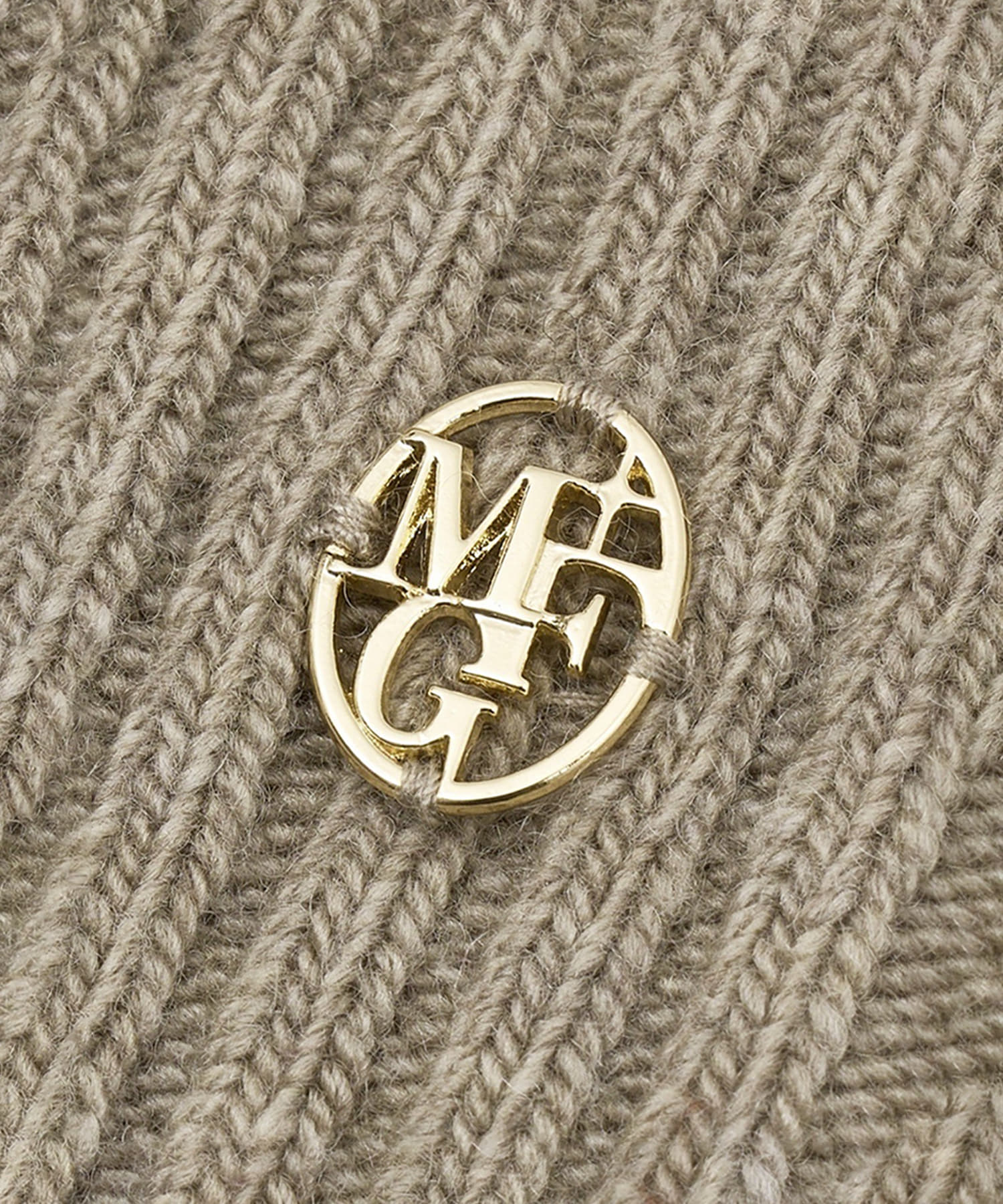 Marithe & Francois Girbaud - Circle Logo Long Glove (Oatmeal) product image 5 | TRAB K-Fashion Australia