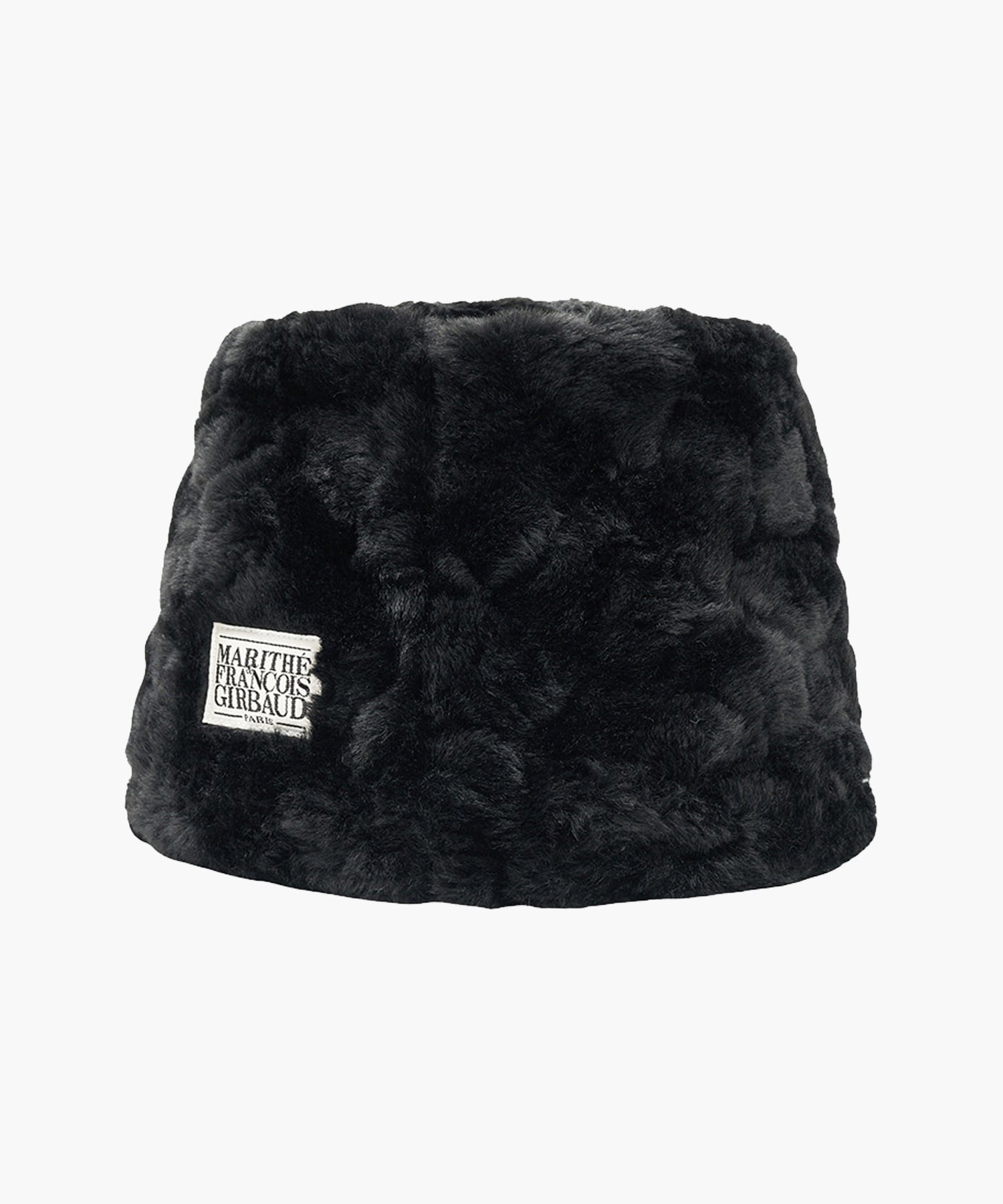 Marithe & Francois Girbaud - Nu Week Fur Bucket Hat (Black) product image 2 | TRAB K-Fashion Australia