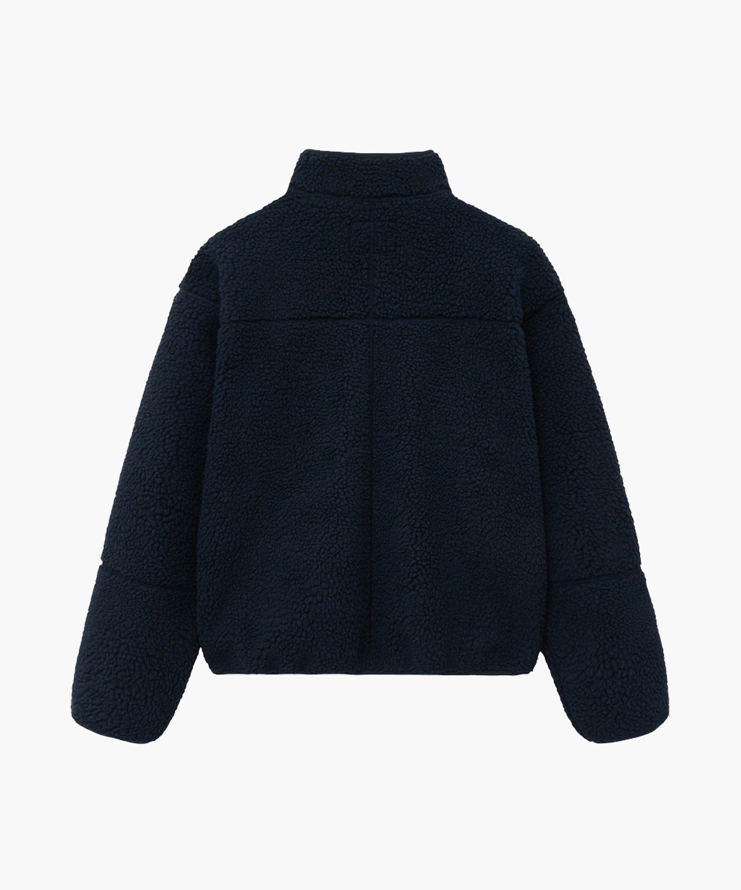 Marithe & Francois Girbaud - Lettering Logo Pocket Fleece Jacket (Dark Navy) product image 7 | TRAB K-Fashion Australia